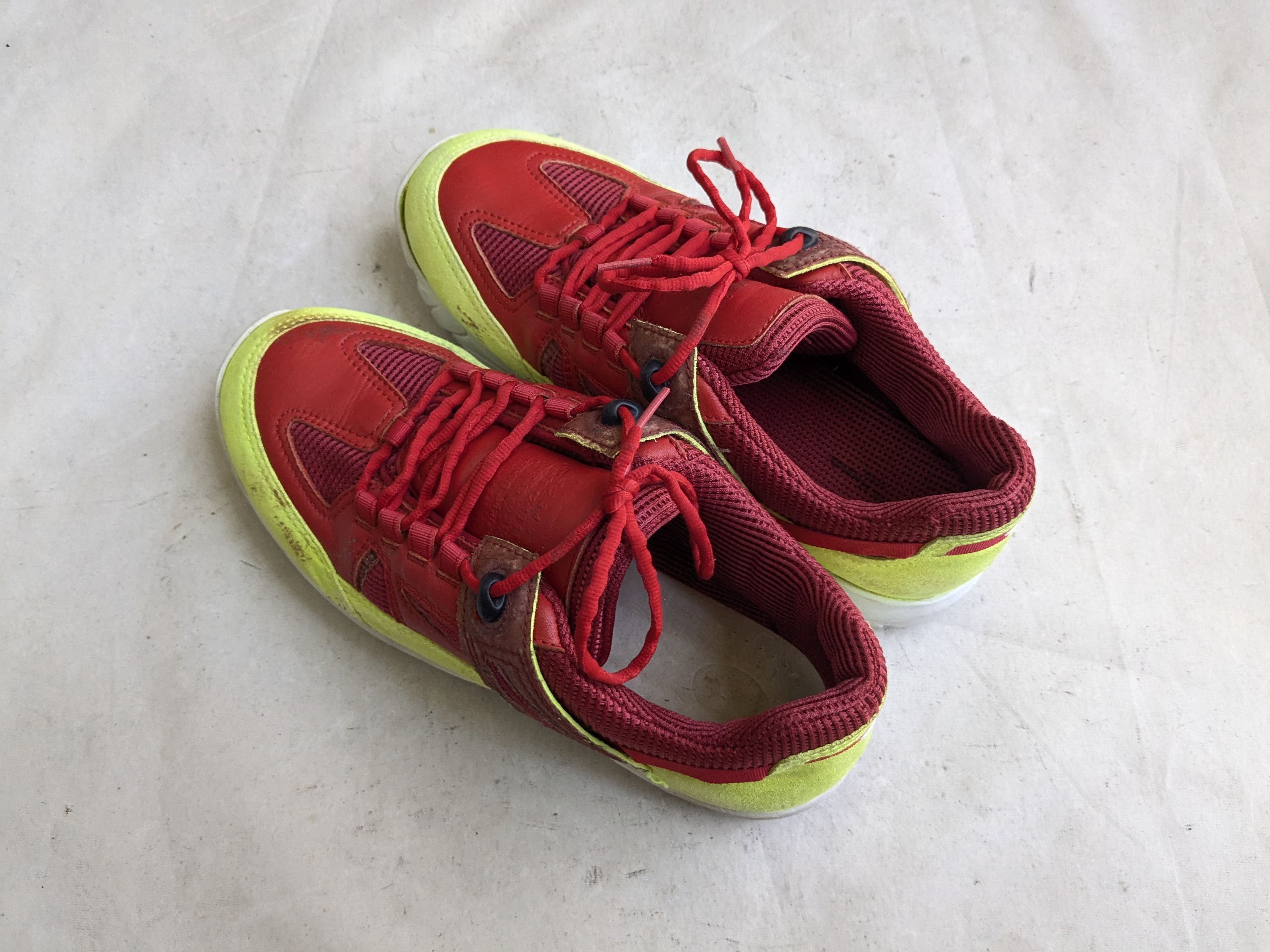 Maison Margiela Maison Margiela Security Sneakers 11 44 Red Green Size US 11 / EU 44 - 8 Thumbnail