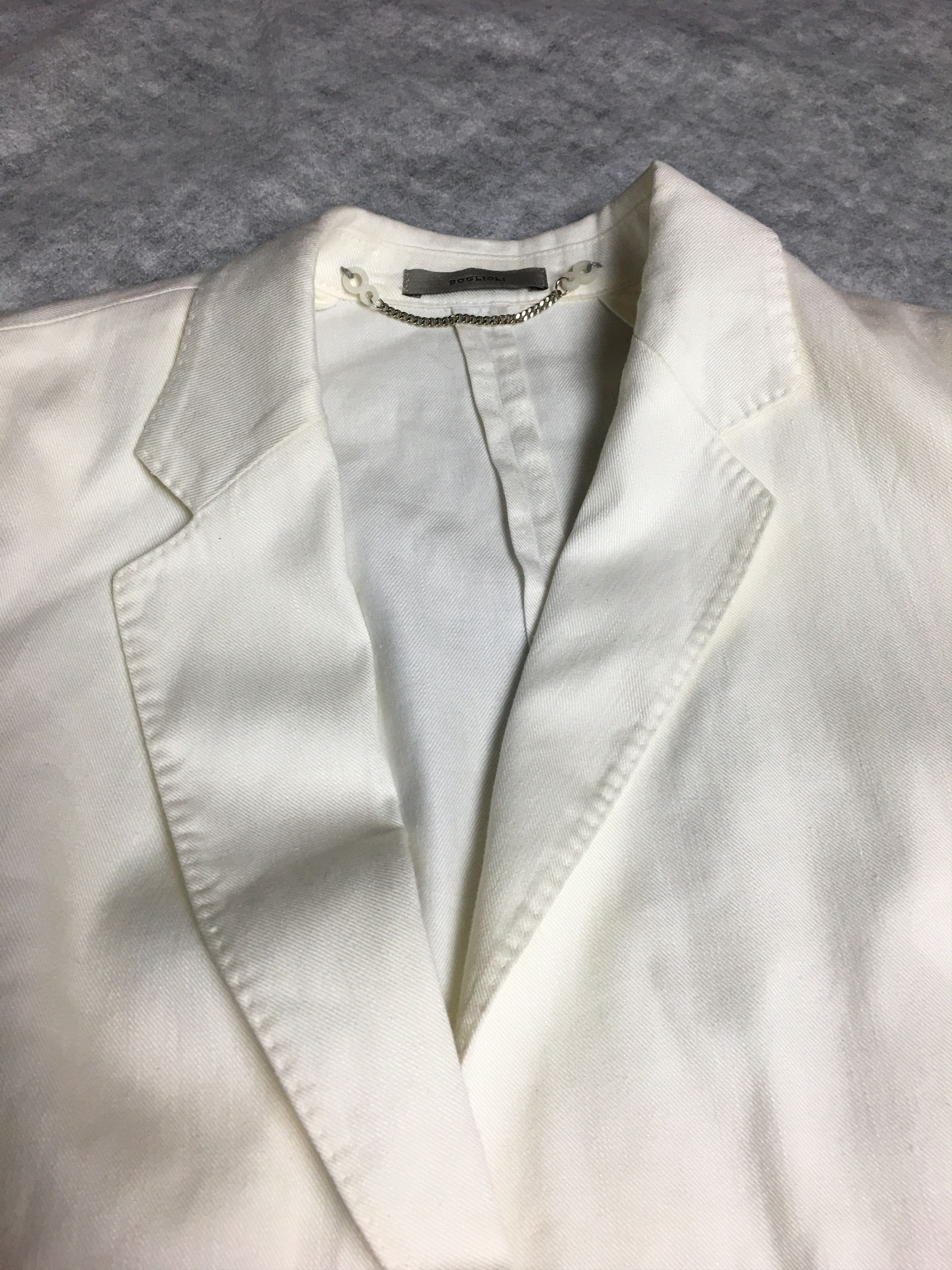 Boglioli Boglioli Linen Blend Blazer Jacket Women Size IT 44 Size M / US 6-8 / IT 42-44 - 6 Thumbnail