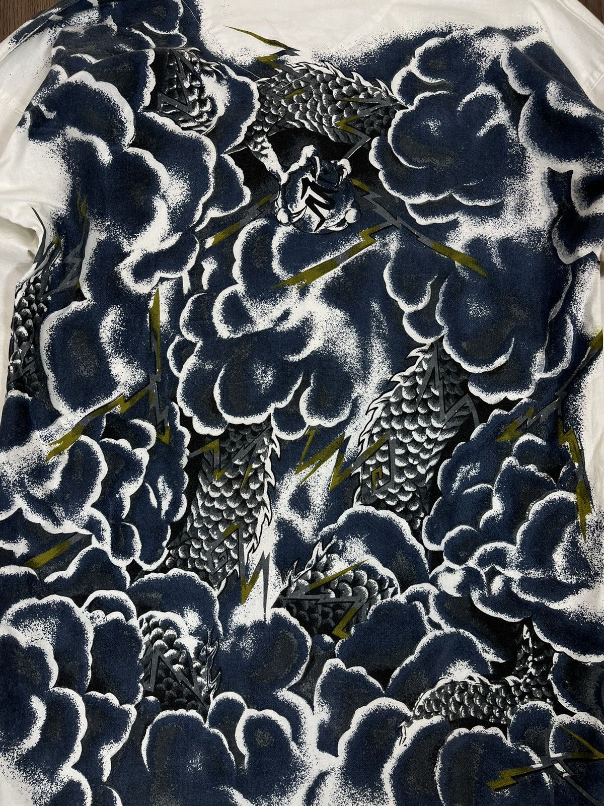 Japanese Brand Inase Vintage Japan Sukajan Dragon Button Shirt Size US M / EU 48-50 / 2 - 4 Thumbnail