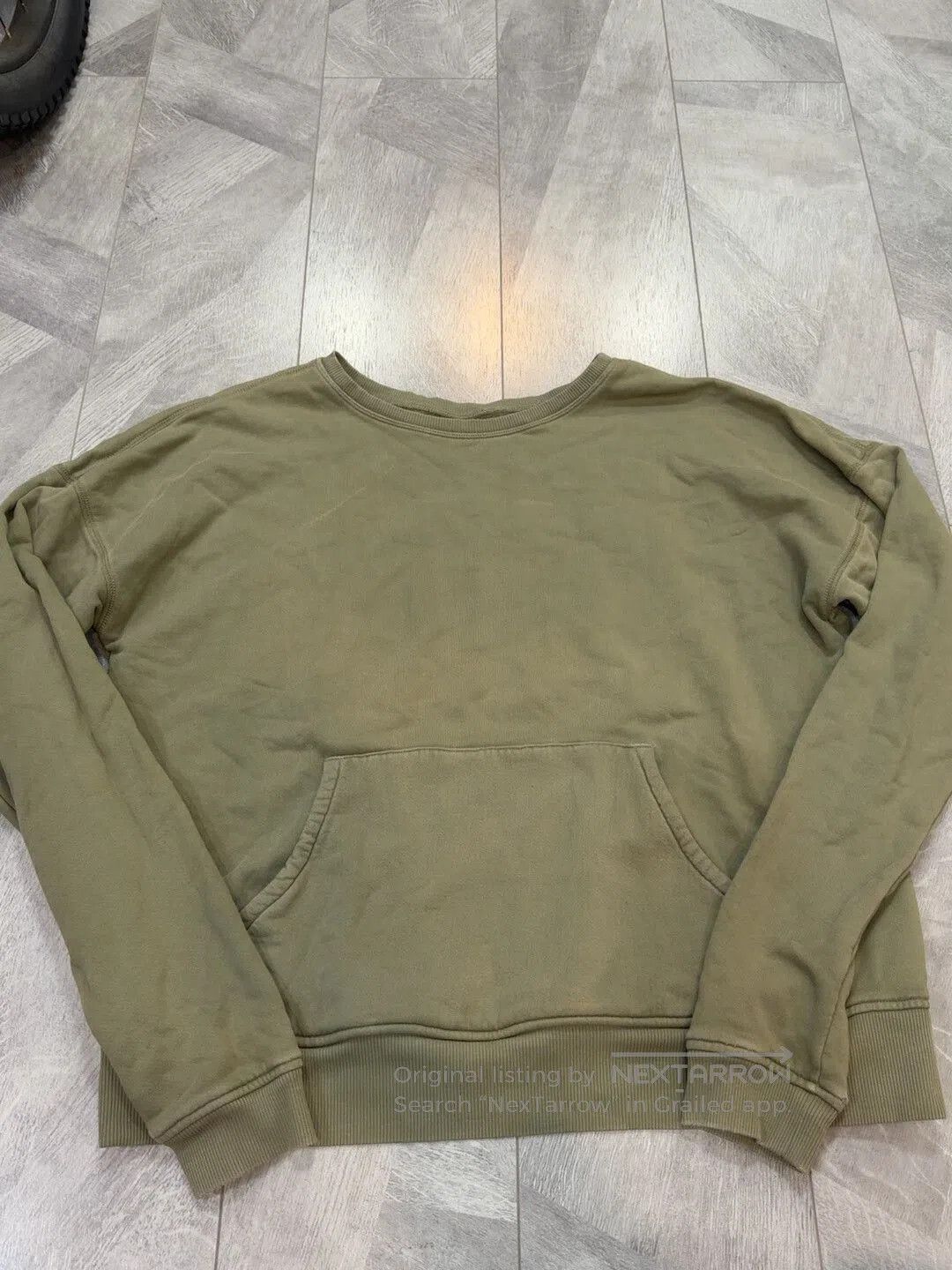Greg Lauren Vintage Green Cotton Sweatshirt. Size US L / EU 52-54 / 3 - 1 Thumbnail