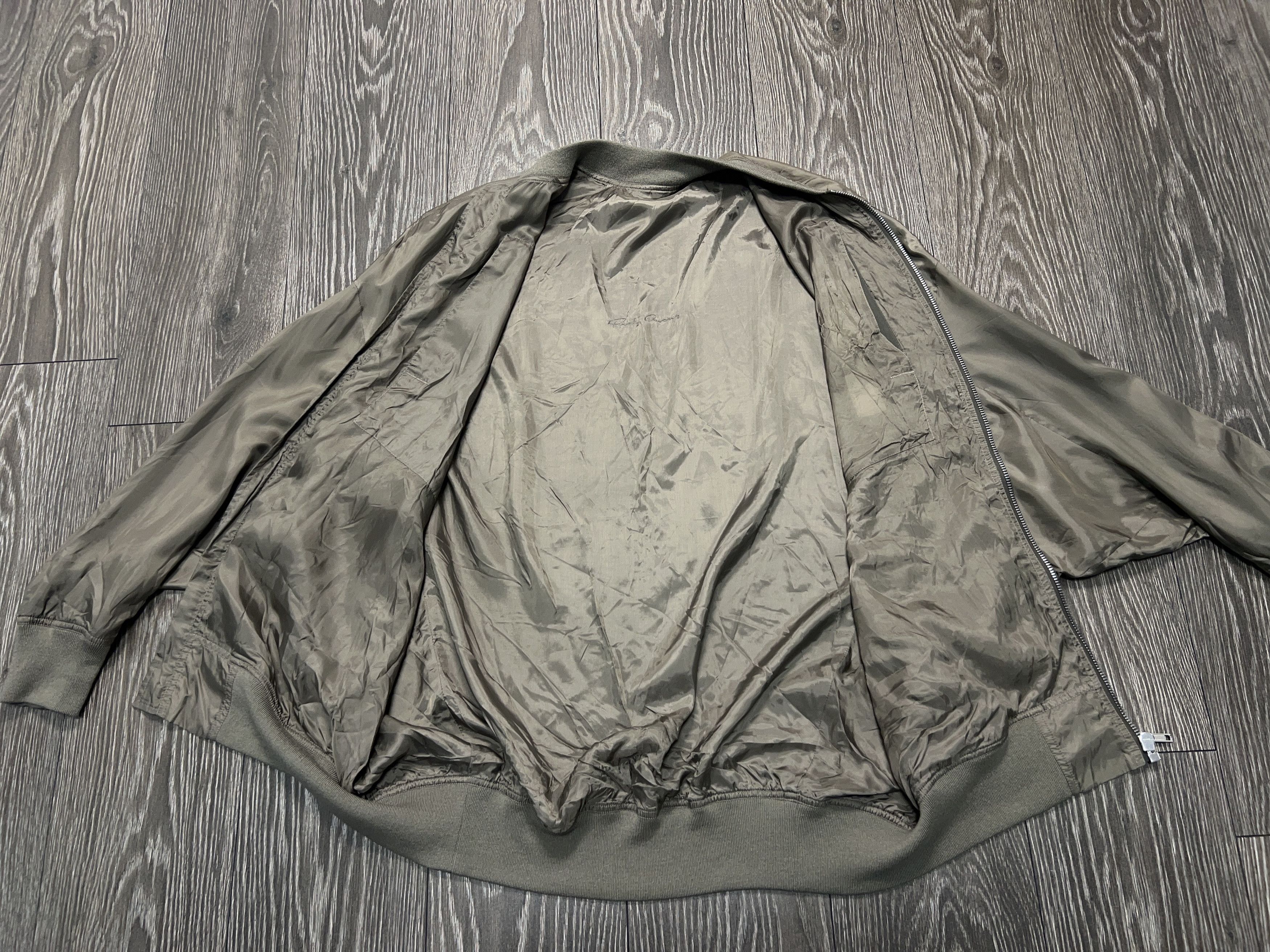 Rick Owens NWT Mens Jumbo Peter Flight Bomber Nylon Jacket Size 40 50 M Size US M / EU 48-50 / 2 - 15 Thumbnail