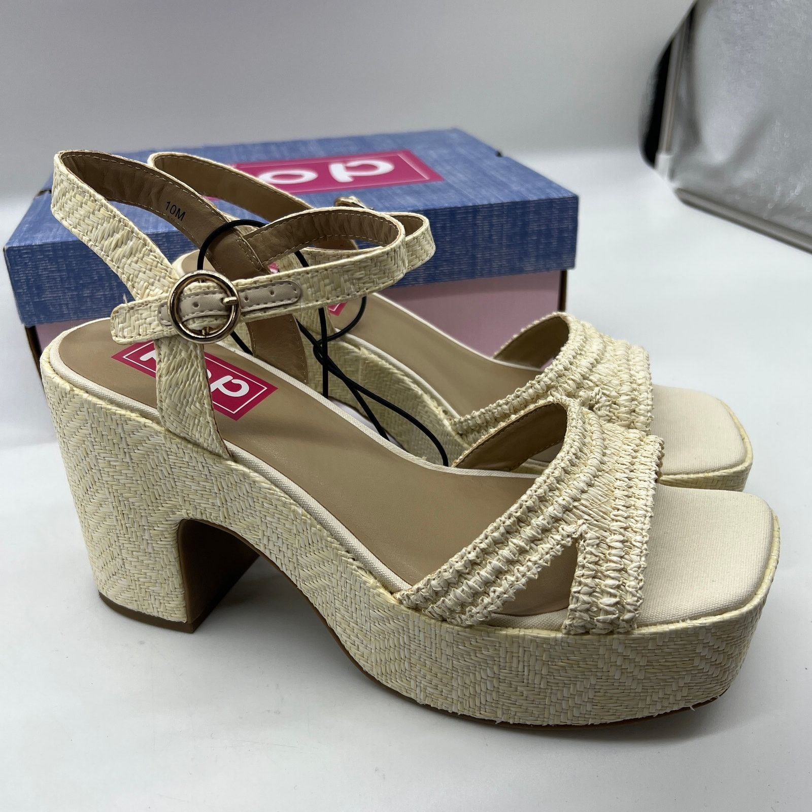 Other Pop Womens Applaud Heeled Sandals Natural Size US 10 / IT 40 - 4 Thumbnail