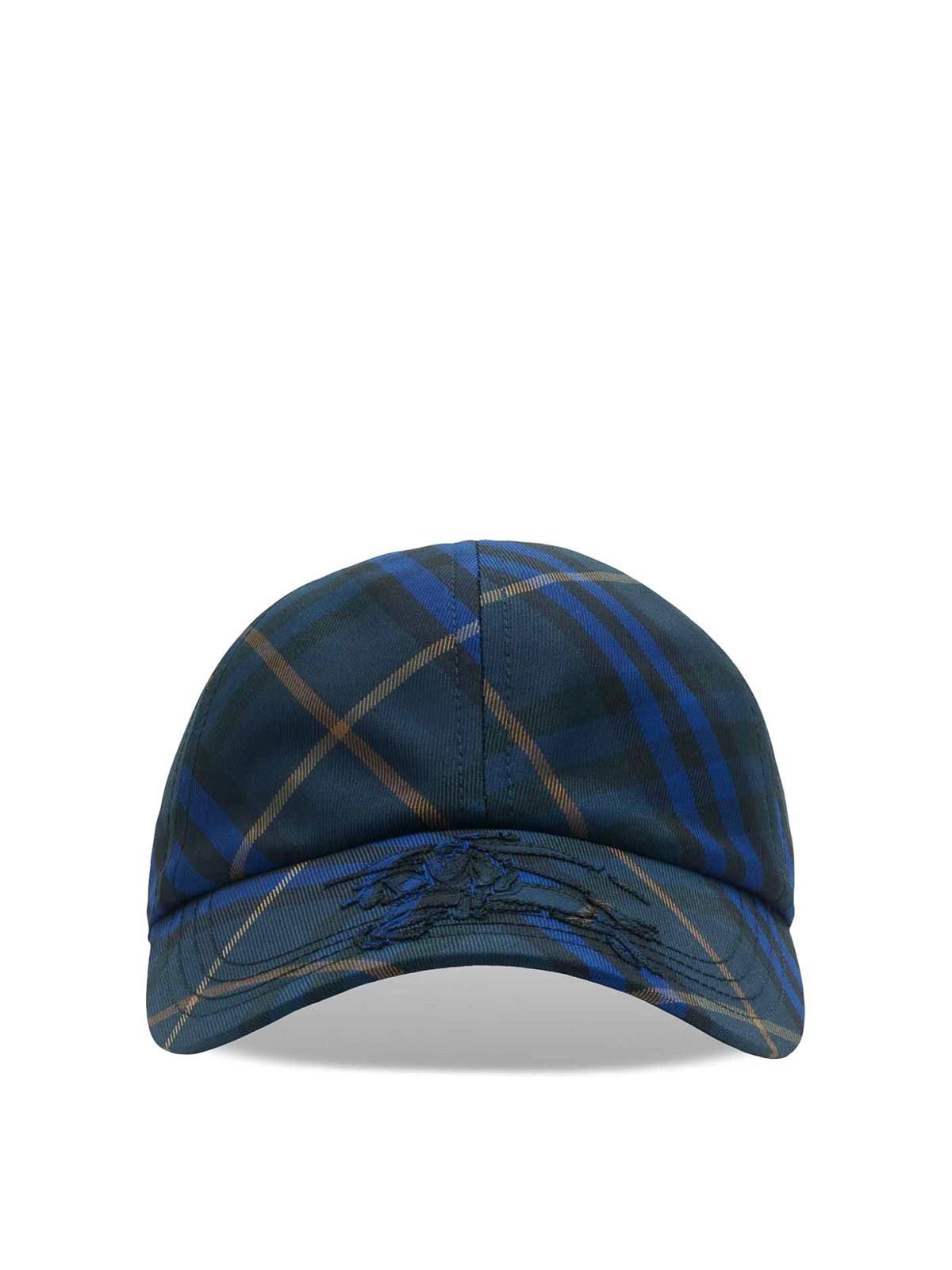 Burberry o1w1db10126 Size: S / Check Baseball Hat / Cap in Multicolor Size ONE SIZE - 1 Thumbnail