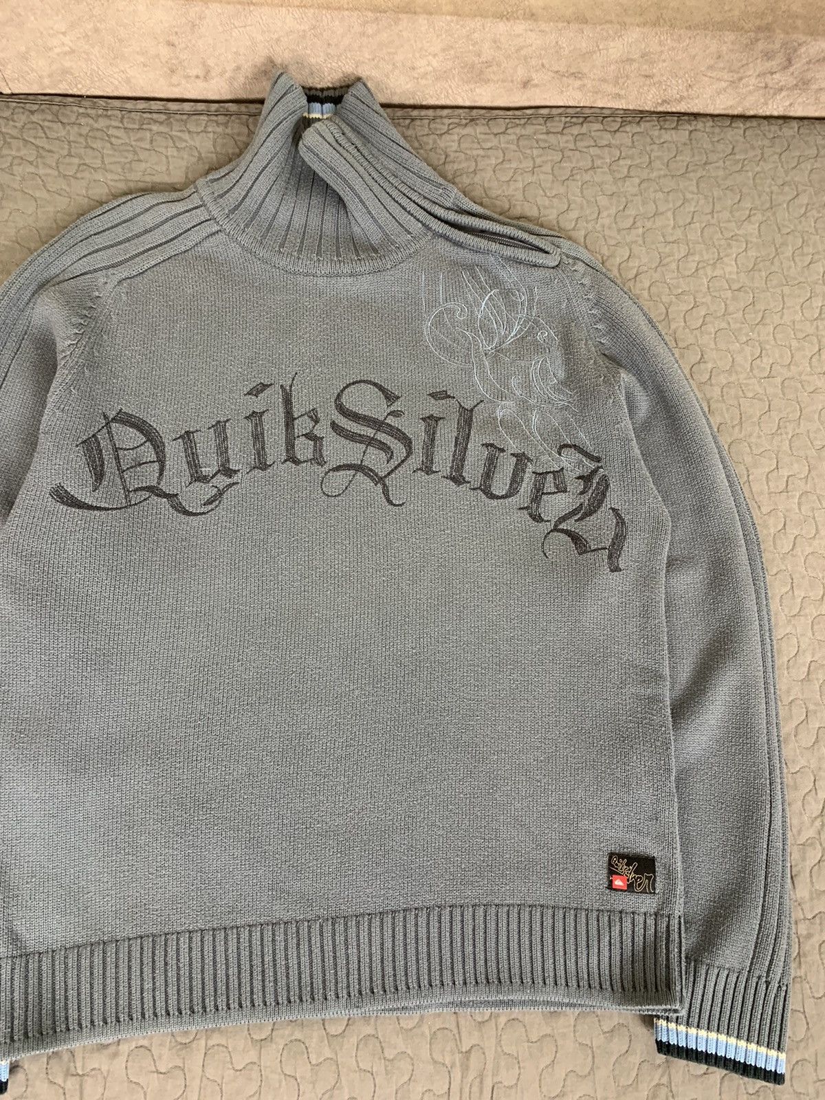 Quiksilver Vintage Quiksilver Big Logo Sweater Size US M / EU 48-50 / 2 - 3 Thumbnail