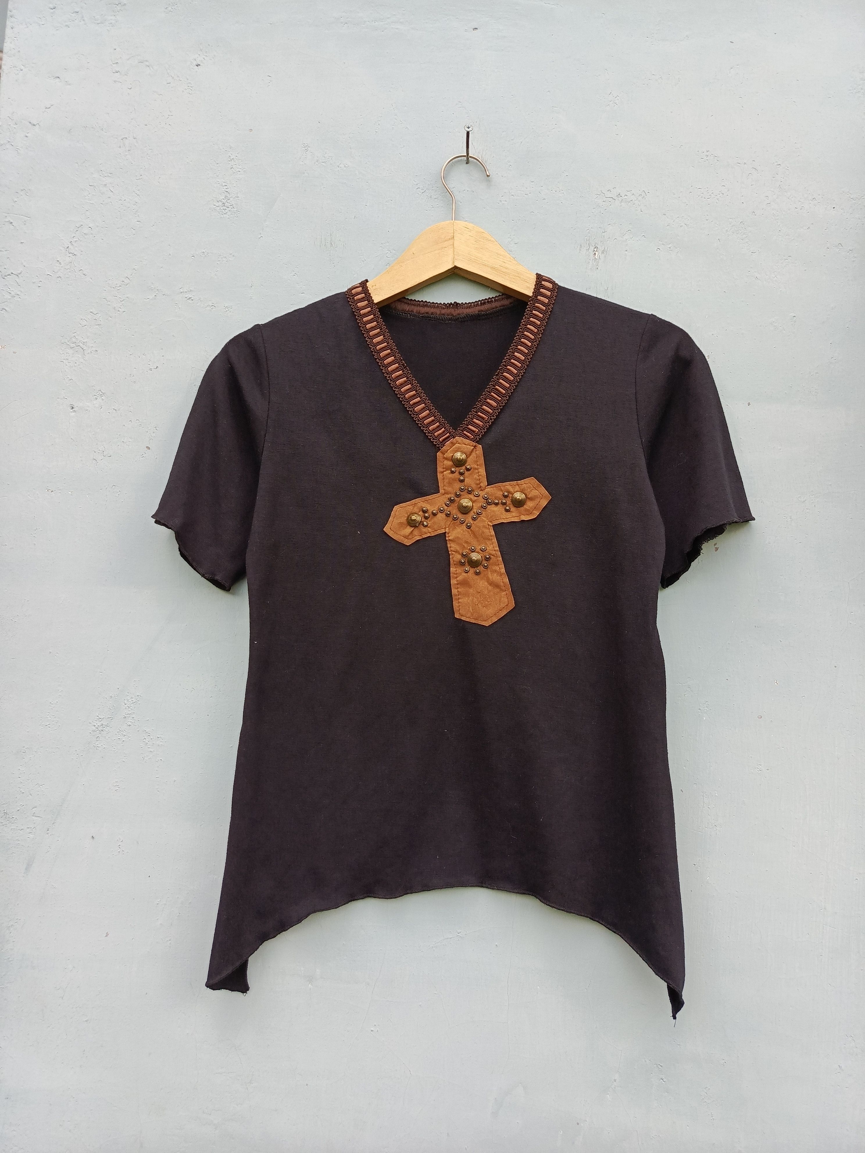 Japanese Brand You & MS Cross logo women's t-shirts Size M / US 6-8 / IT 42-44 - 1 Thumbnail