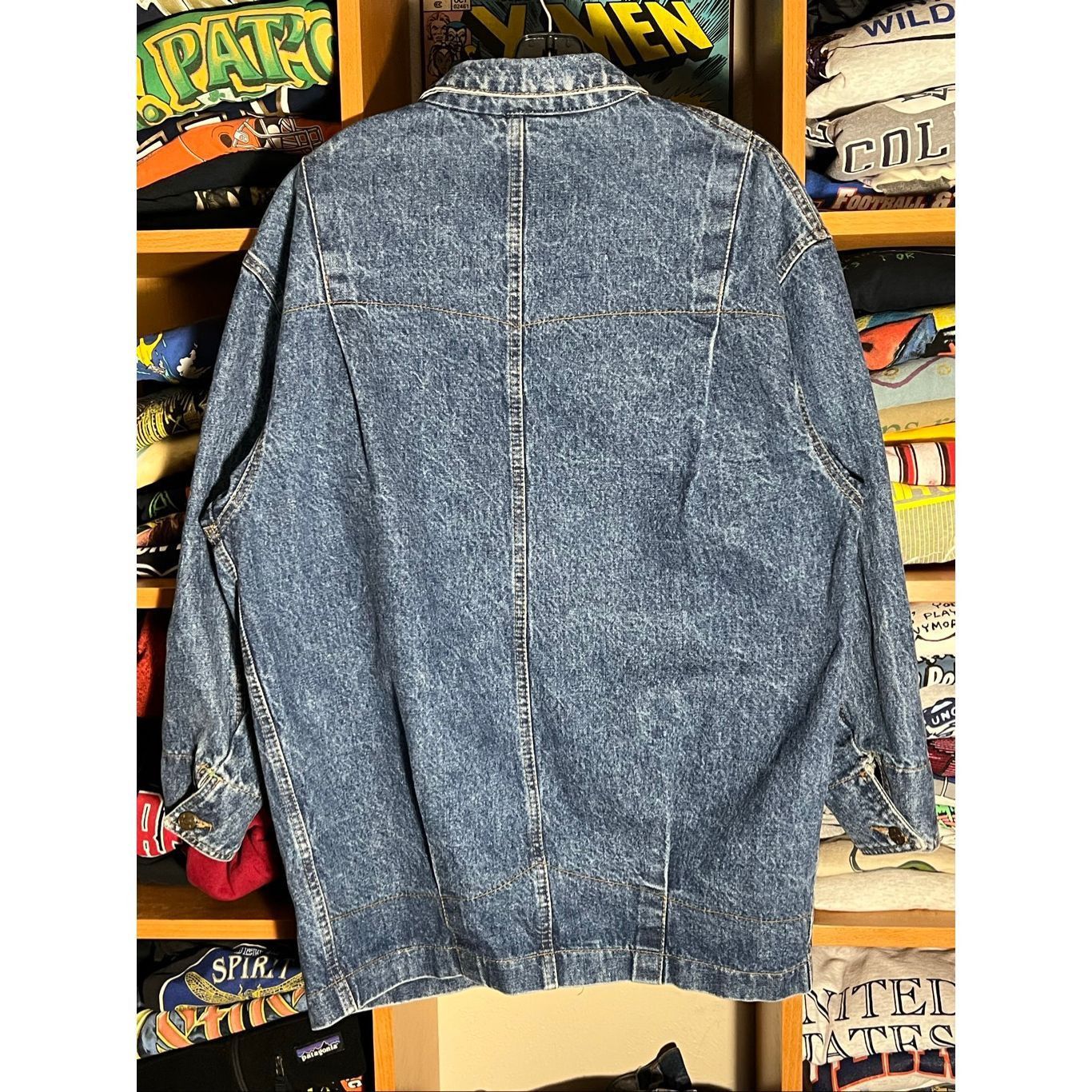 Vintage Vintage 90s Zena Men’s Chore Barn Denim Jacket Size US S / EU 44-46 / 1 - 3 Thumbnail