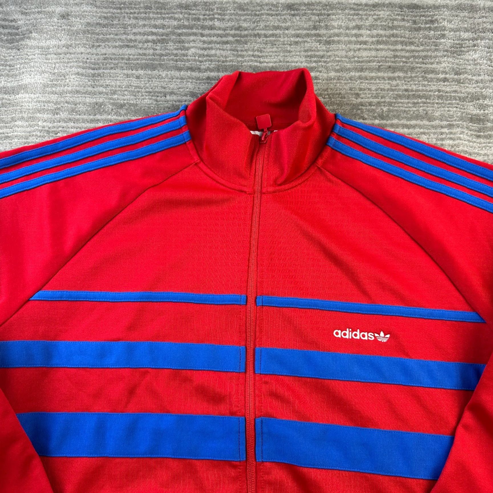 Adidas Adidas Jacket Mens Extra Large Red Originals Trefoil Firebird Track SST TT Size US XL / EU 56 / 4 - 4 Thumbnail