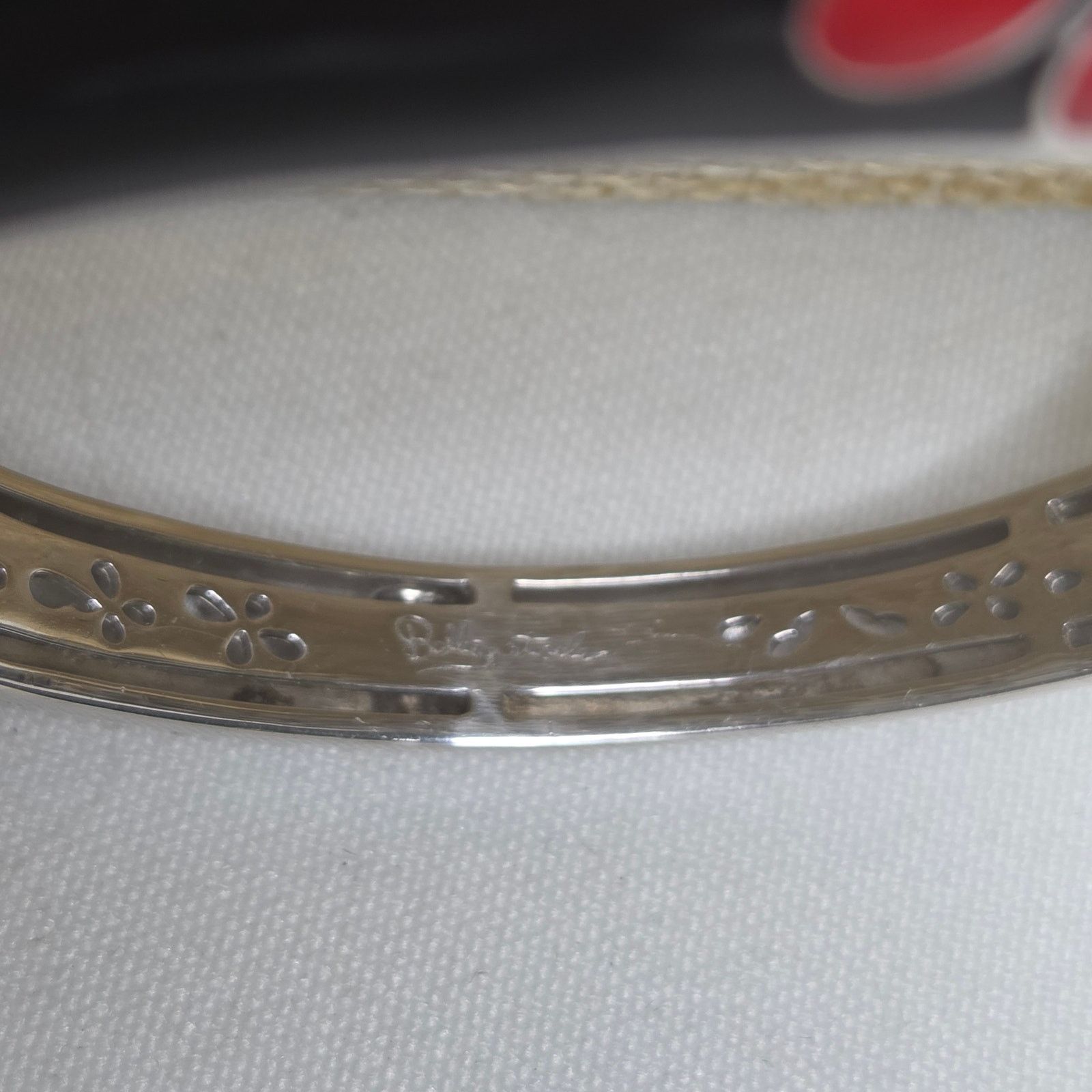 Other Belle Etoile Hand Painted Art Deco Flutter Bangle Bracelet Size ONE SIZE - 9 Thumbnail
