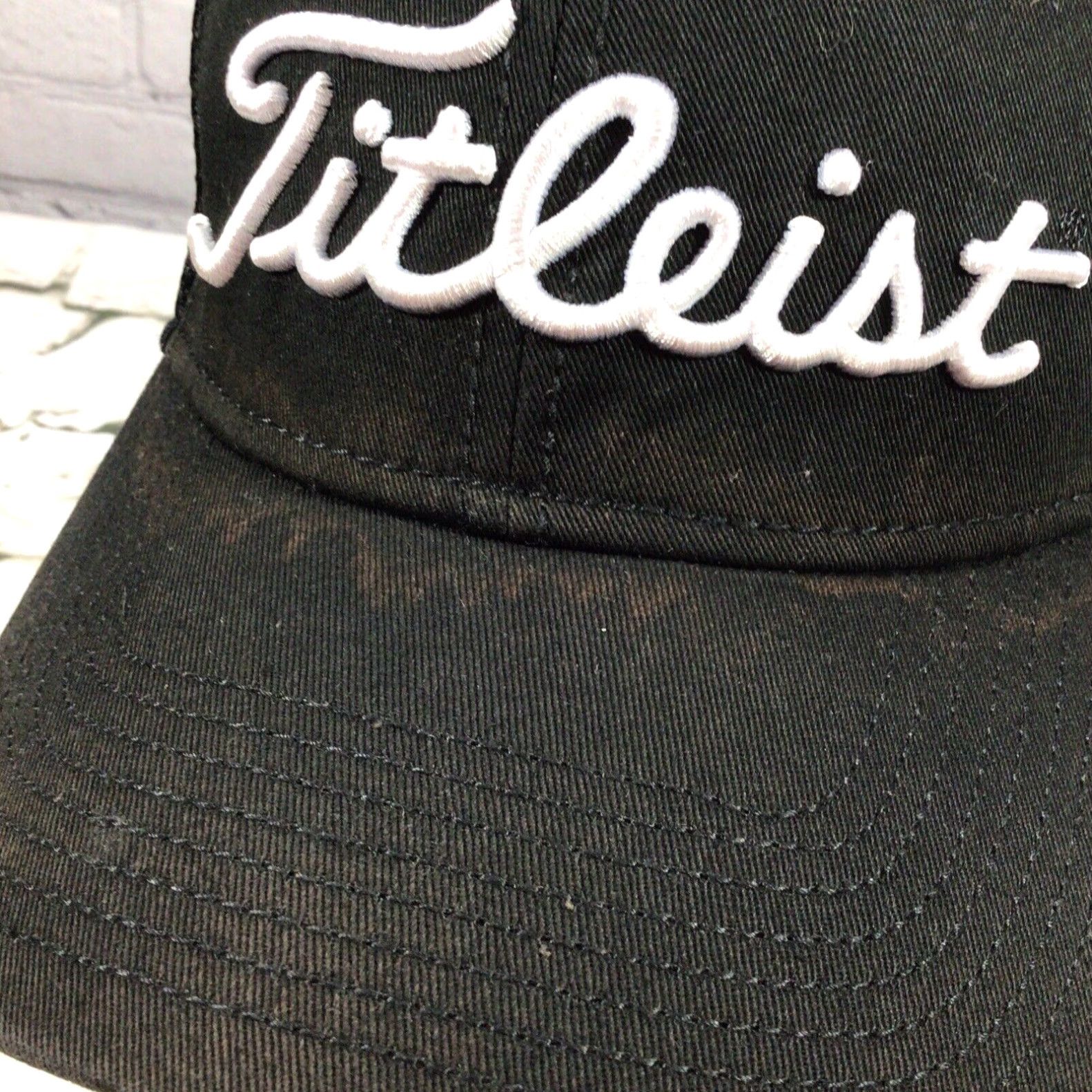 Casquette chapeau Titleist ajustée homme petite taille moyenne noire
