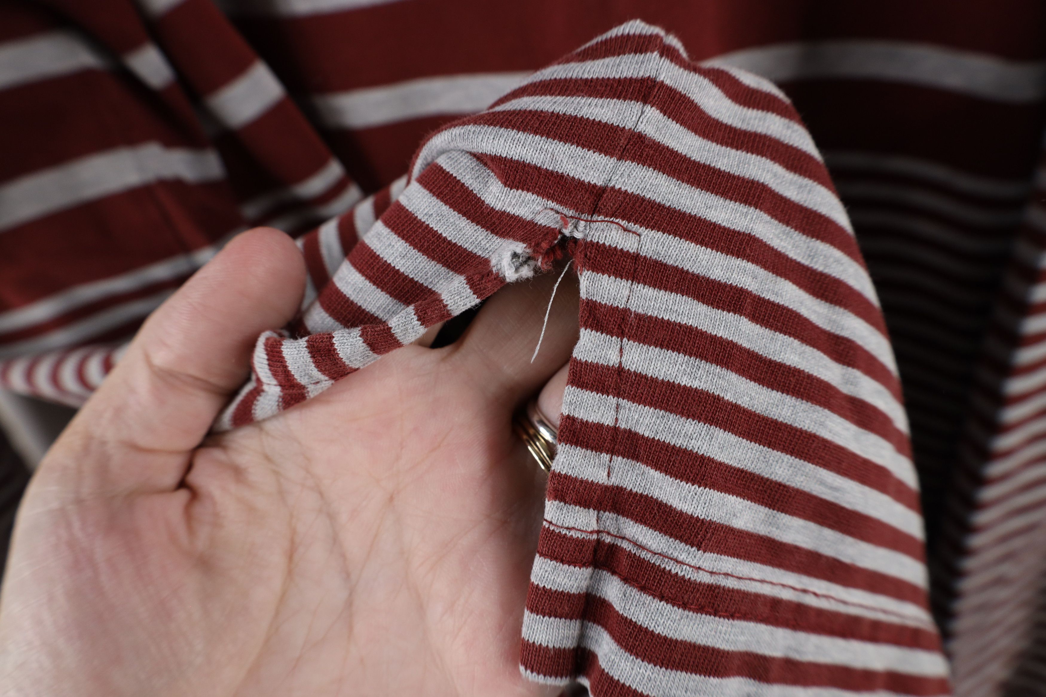 Tommy Hilfiger × Vintage Vintage 90s Tommy Hilfiger Striped Long Sleeve Rugby Polo Size US L / EU 52-54 / 3 - 11 Thumbnail