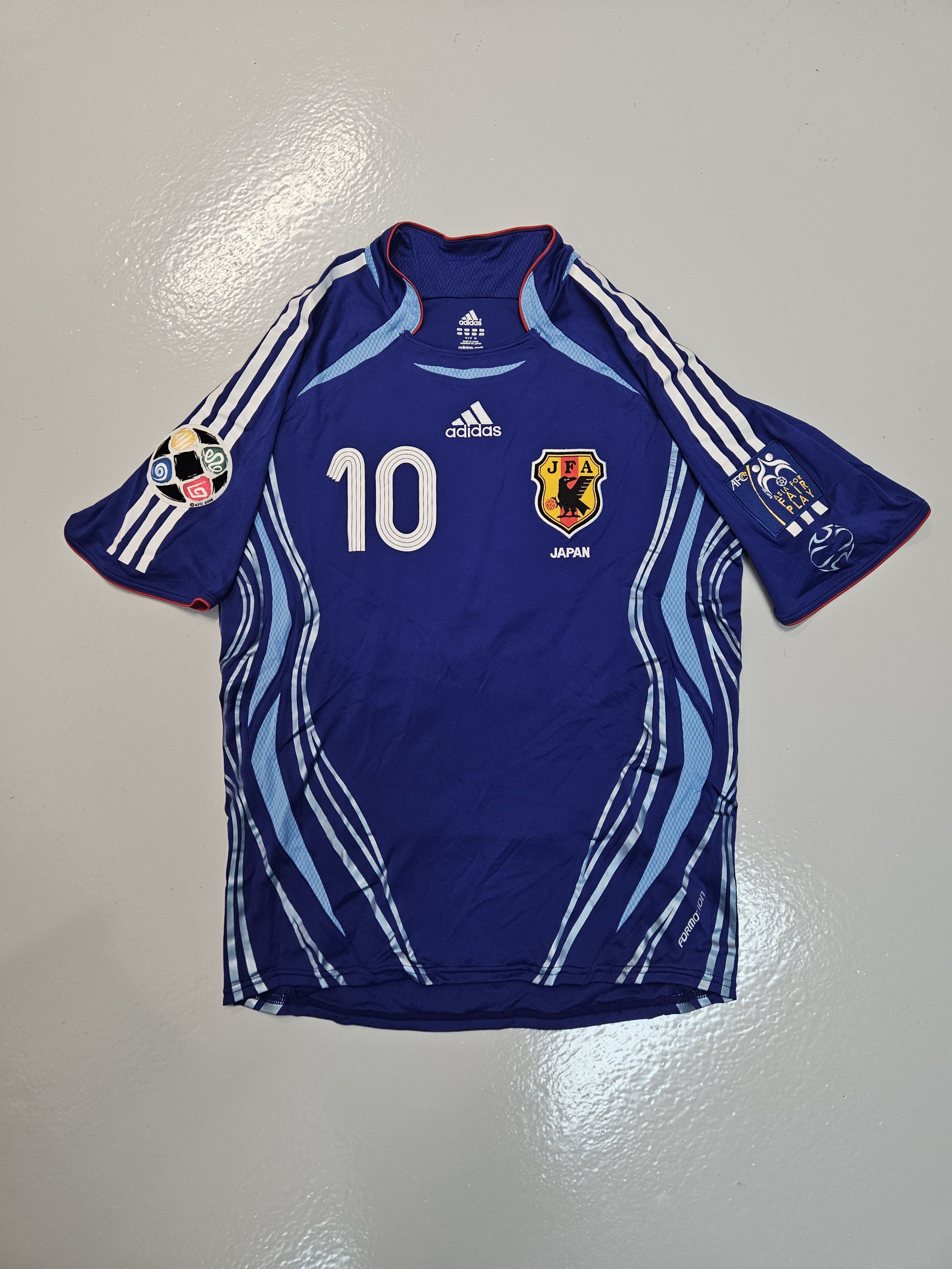Adidas Match issue Japan 2006 home jersey #10 Nakamura formotion Size US M / EU 48-50 / 2 - 1 Thumbnail