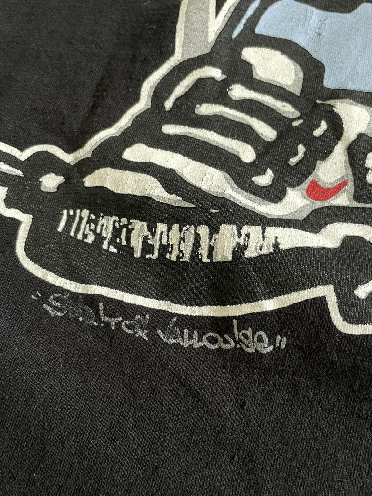Japanese Brand × Vintage Vintage 90’s Skate Gang Style Y2K T-Shirt Hard To Be A Hero Size US L / EU 52-54 / 3 - 5 Thumbnail