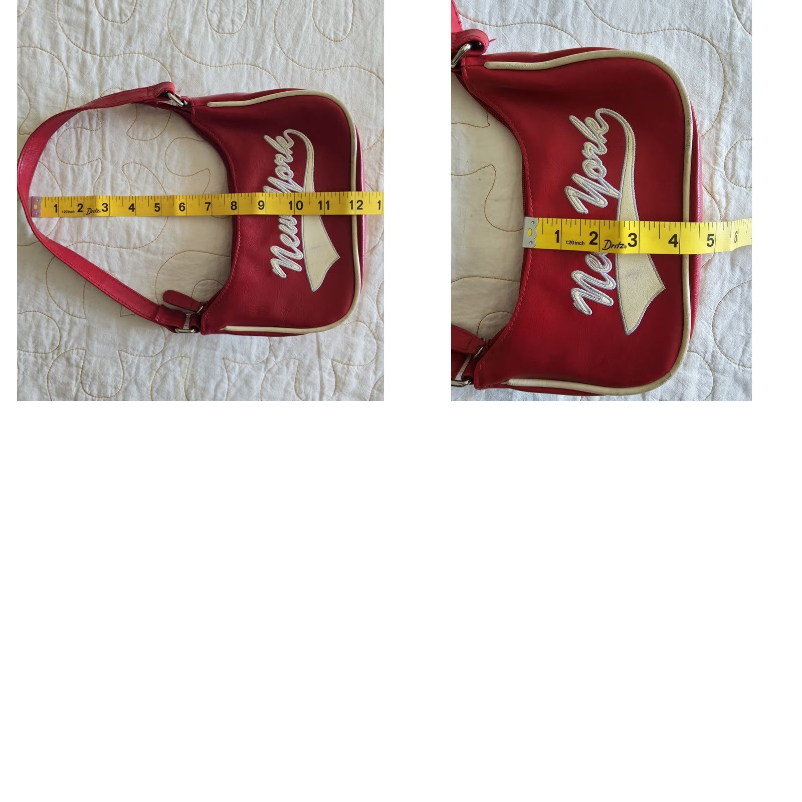 Vintage VINTAGE Payless Shoe Source Red Shoulder Bag Faux Leather Women 2000s Y2K Millennial 1990s Size ONE SIZE - 9 Thumbnail