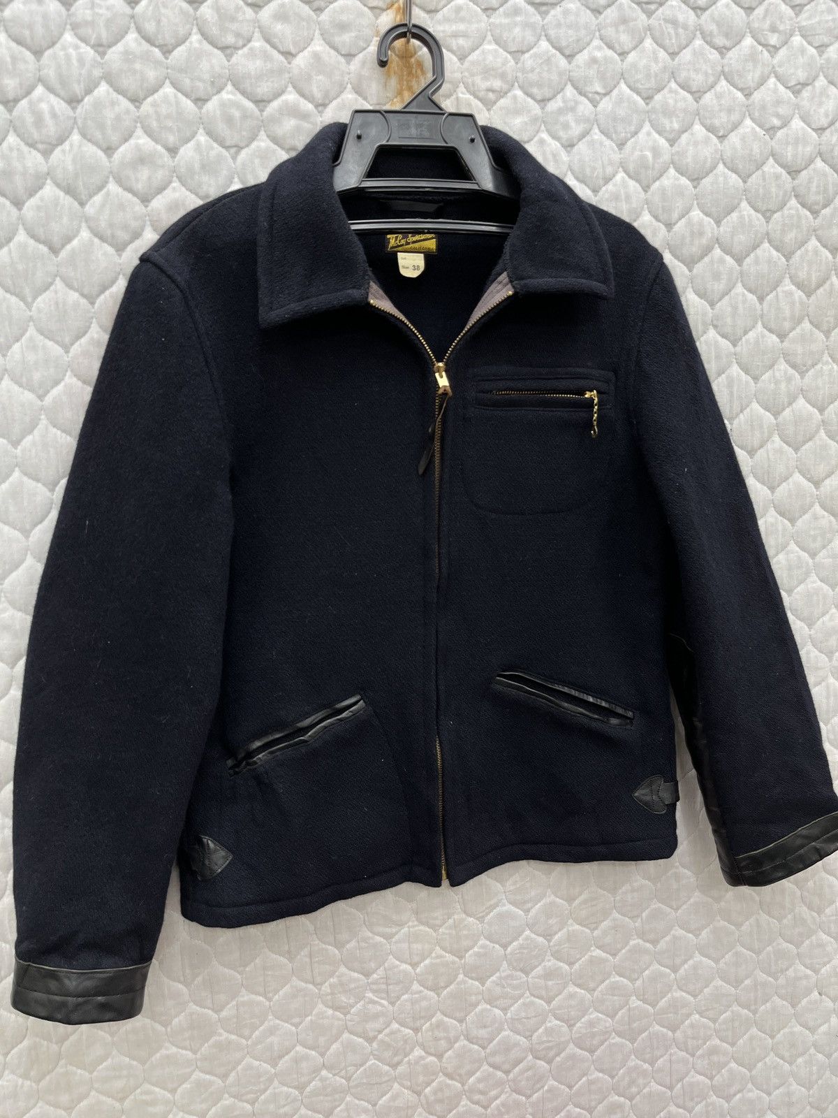 The Real McCoy's 🔥🔥🔥STEALS THE REAL MCCOY WOOL + LEATHER JACKET Size US S / EU 44-46 / 1 - 3 Thumbnail