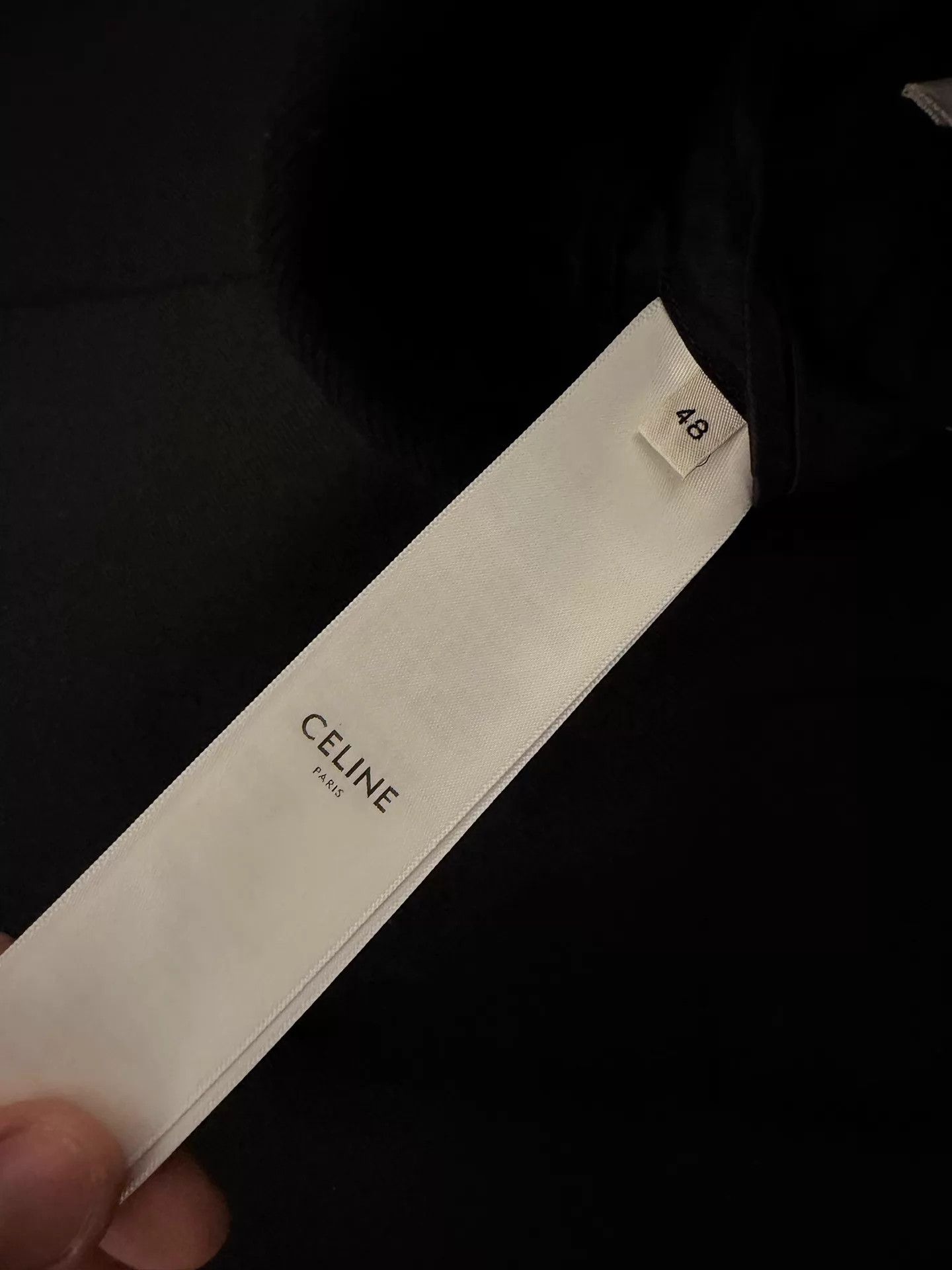 Celine Celine 19FW Hedi Slimane Wool Fur Collar Coat 48 Size US M / EU 48-50 / 2 - 8 Thumbnail