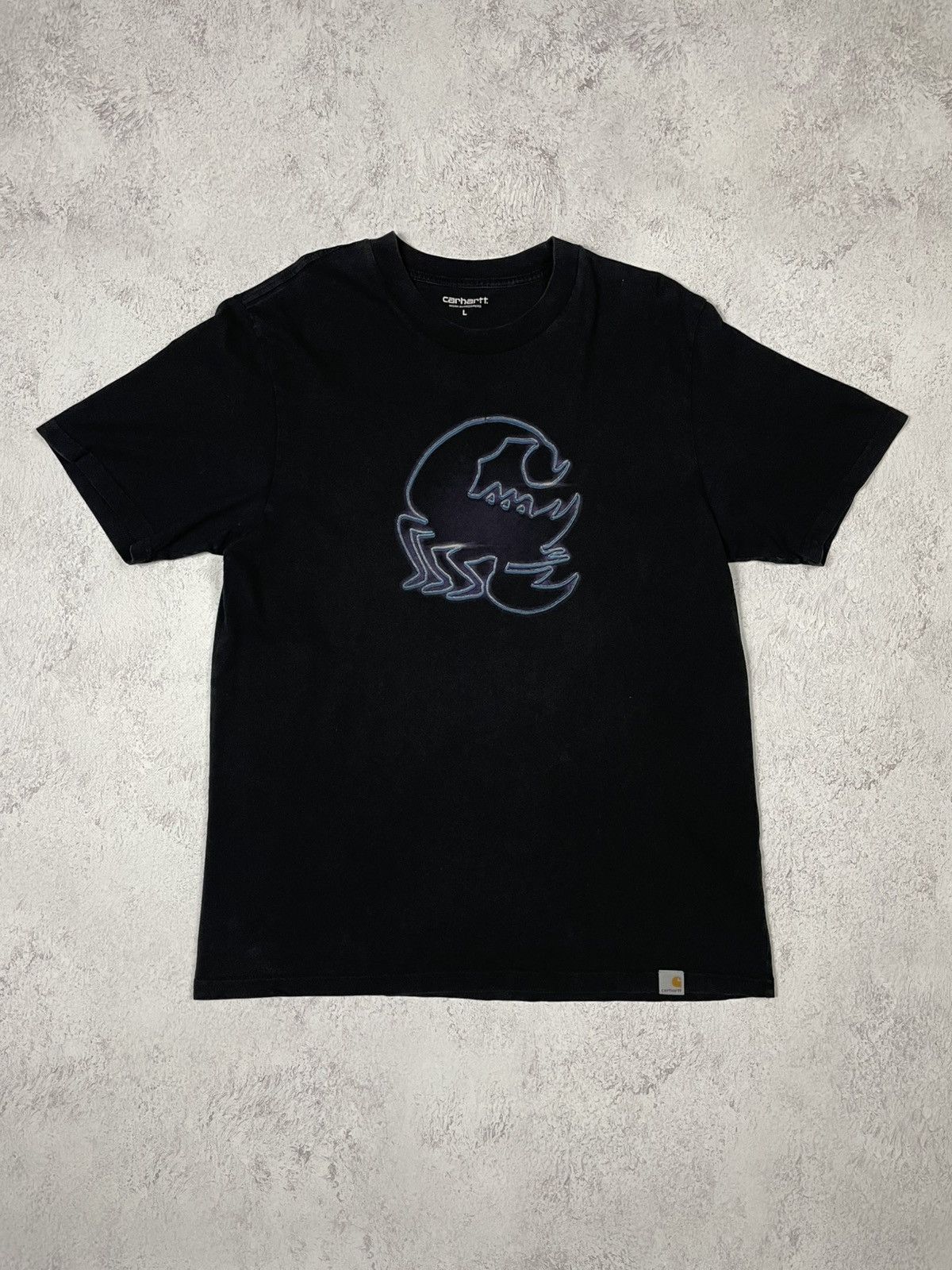 Carhartt Wip Carhartt WIP Big Logo T Shirt Scorpion size L Size US L / EU 52-54 / 3 - 1 Thumbnail