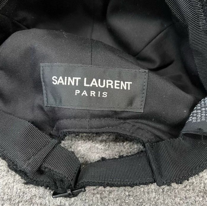 Saint Laurent Paris × Yves Saint Laurent Saint Laurent big logo tweed baseball cap2410-Nextarrow Size ONE SIZE - 4 Thumbnail