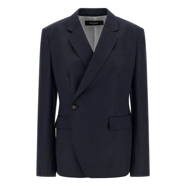 Dsquared2 DSQUARED2 Kathy Blue Blazer Jacket New & Authentic (Women's Size XS / US 0-2 / IT 36-38 - 1 Thumbnail