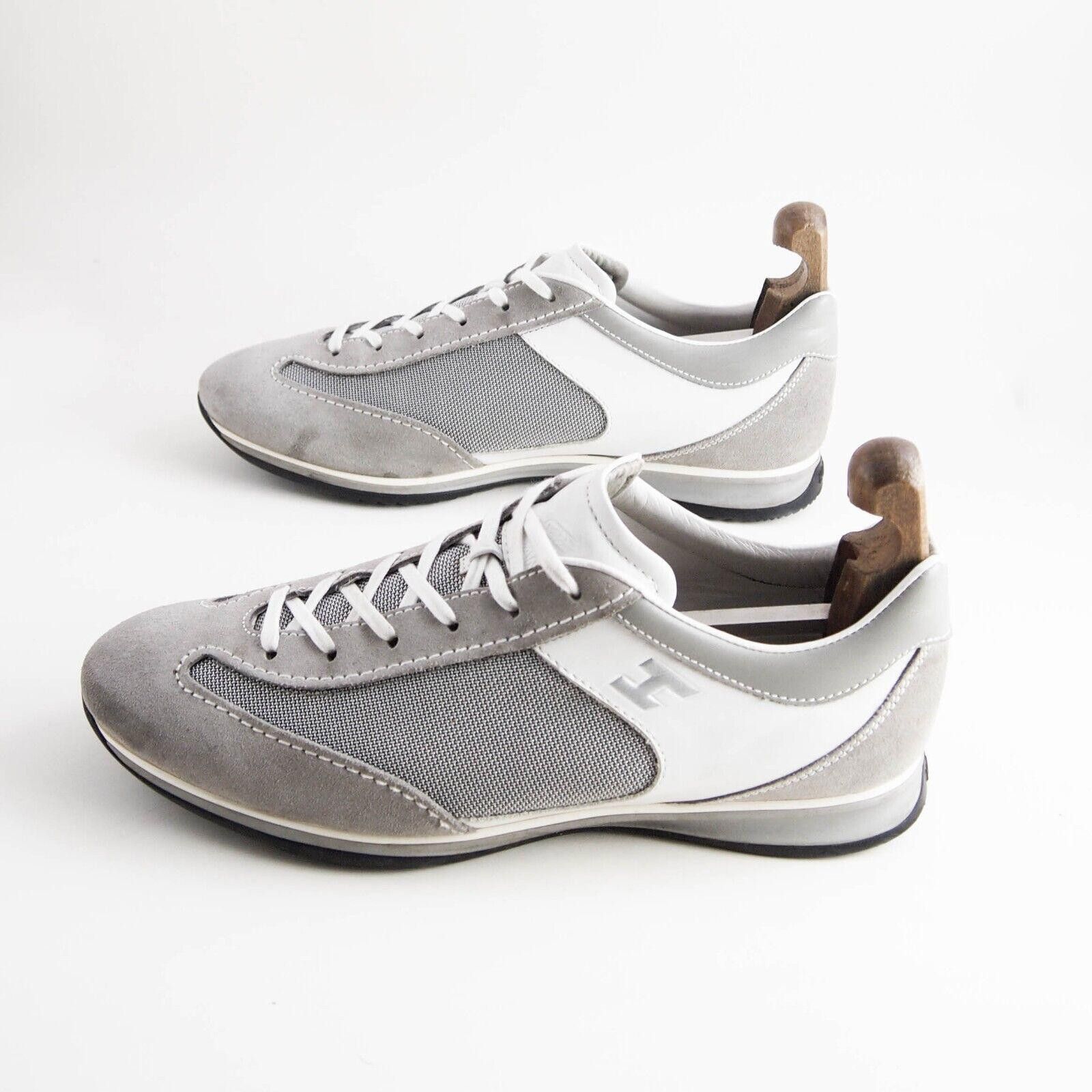 Hogan Hogan Sneakers Gray Suede Cavnas Mens US 10.5 EU 43.5 Size US 10.5 / EU 43-44 - 2 Thumbnail