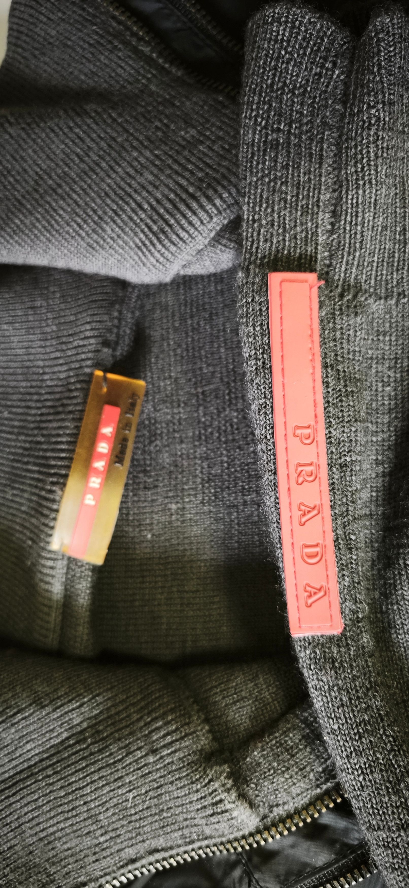 Prada Vintage Prada red tab - Double collar wool / nylon sweater Size US M / EU 48-50 / 2 - 25 Thumbnail