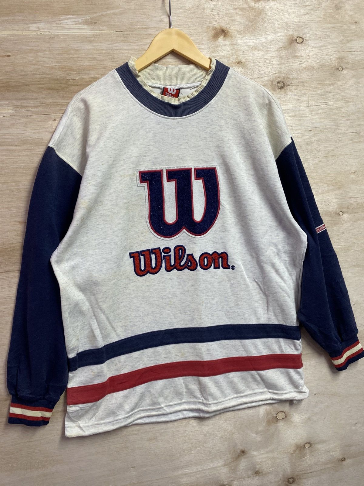 Wilson Vintage Wilson sweatshirt big logo Size US XL / EU 56 / 4 - 3 Thumbnail