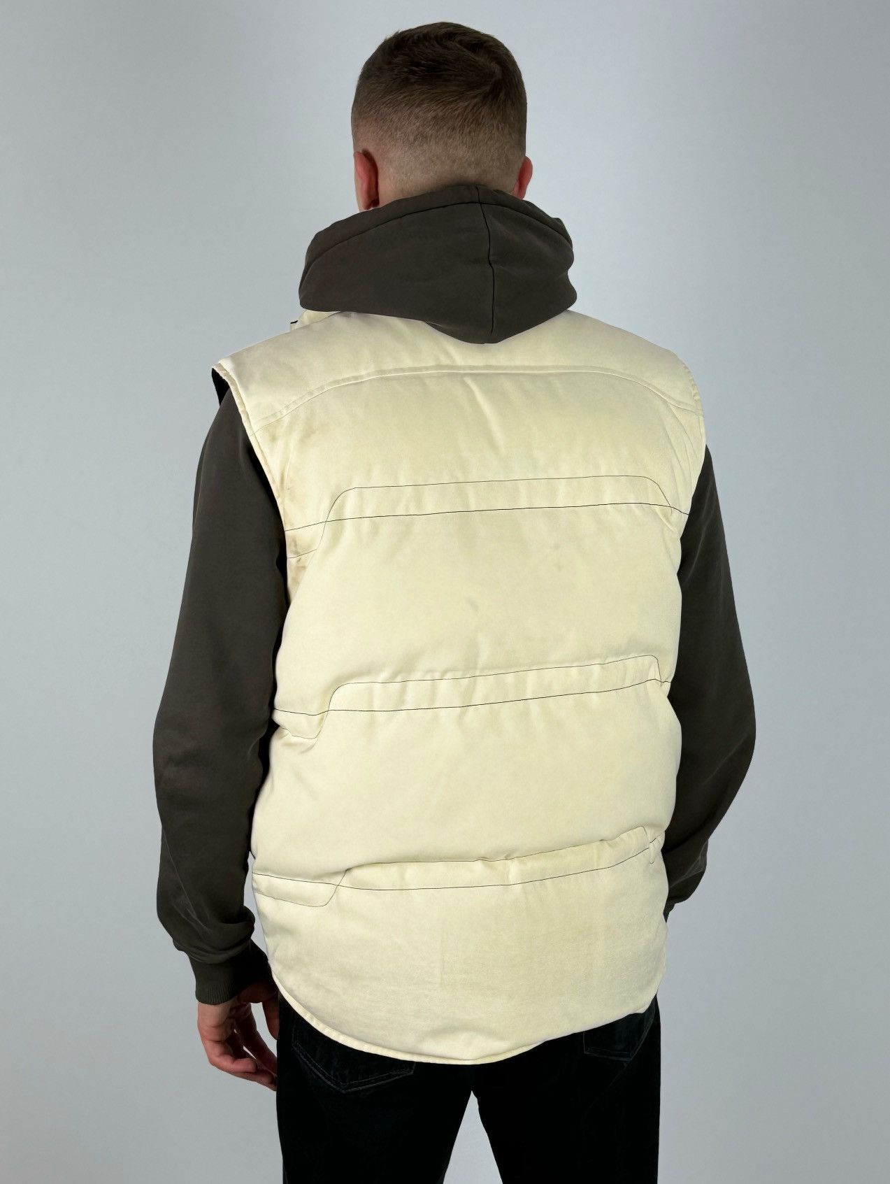 Vintage Y2K Vintage Nike Swoosh Reversible Down Vest Size US L / EU 52-54 / 3 - 6 Thumbnail