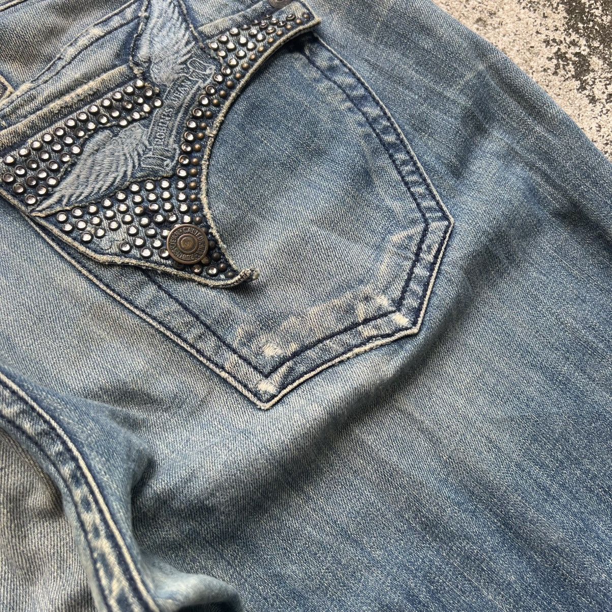 Robins Jeans “VINTAGE” ROBINS JEAN STUDDED POCKET DENIM JEANS Size US 40 / EU 56 - 21 Thumbnail