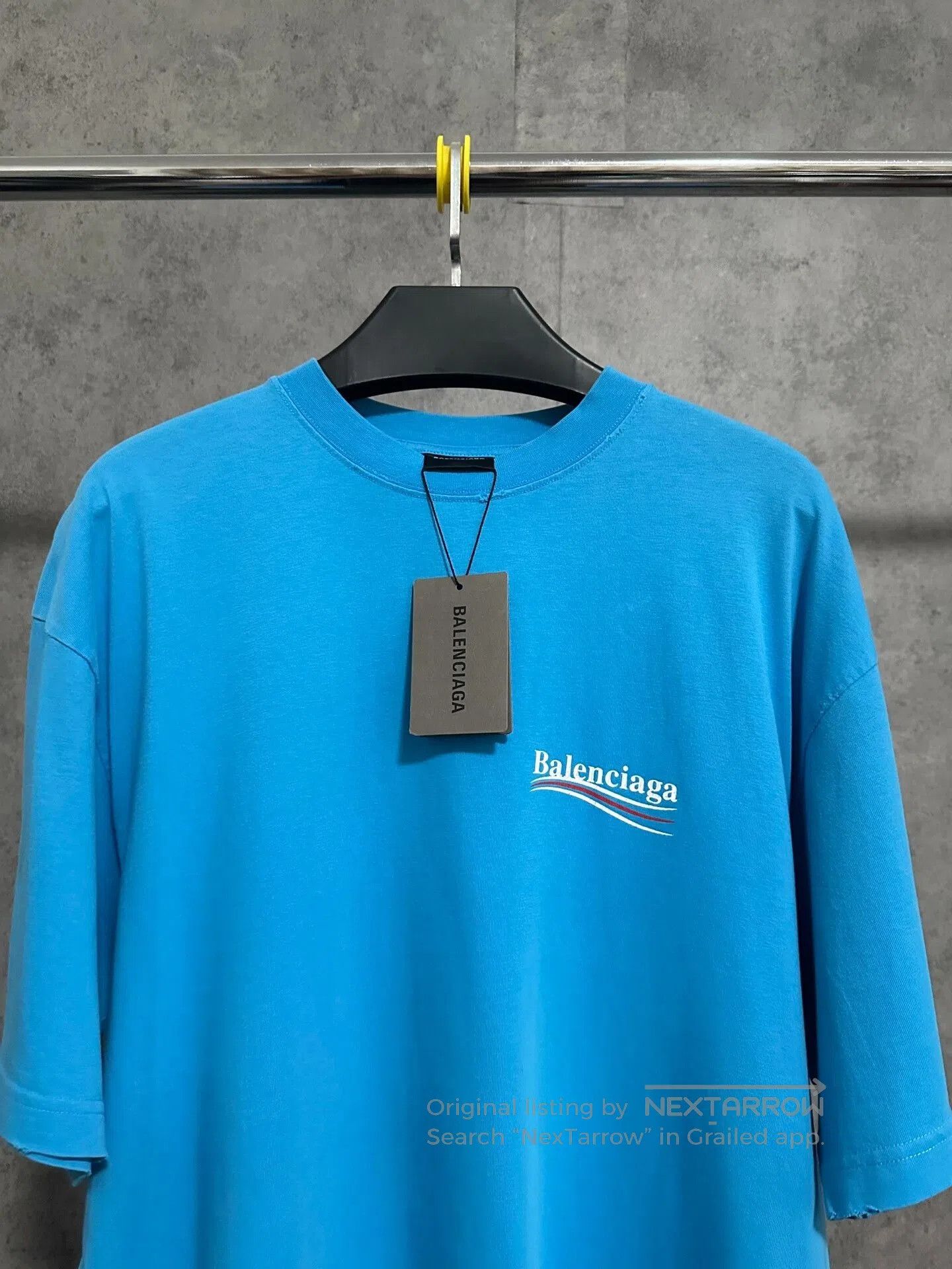 Balenciaga Balenciaga Coke Cracked Wave Print T-shirt. Size US XS / EU 42 / 0 - 2 Thumbnail