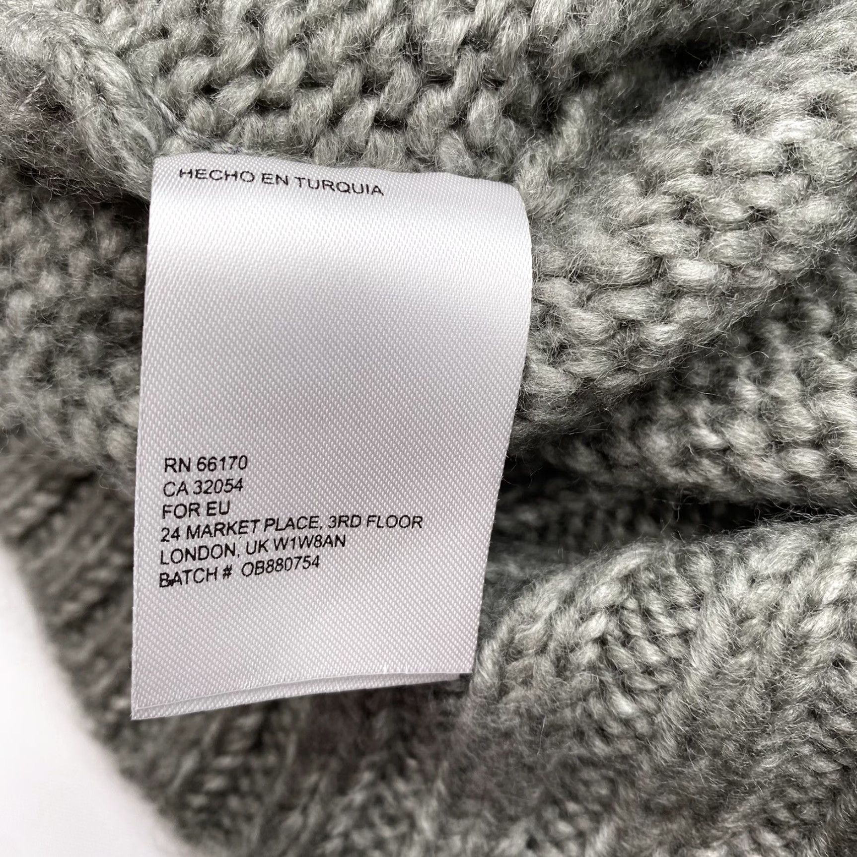 Urban Outfitters Urban Outfitters Sweater Womens M Gray Mock Neck Pullover Casual Regular Knit Logo 79% Acrylic 21% Polyester Size M / US 6-8 / IT 42-44 - 8 Thumbnail