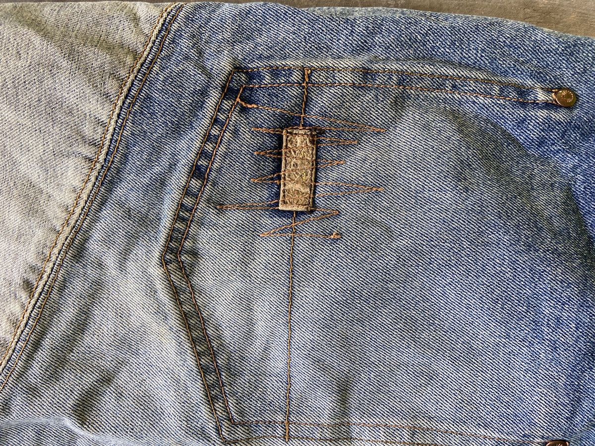Hysteric Glamour × Japanese Brand Baggy Patchwork Denim Kapital Inspired Size US 35 - 16 Thumbnail