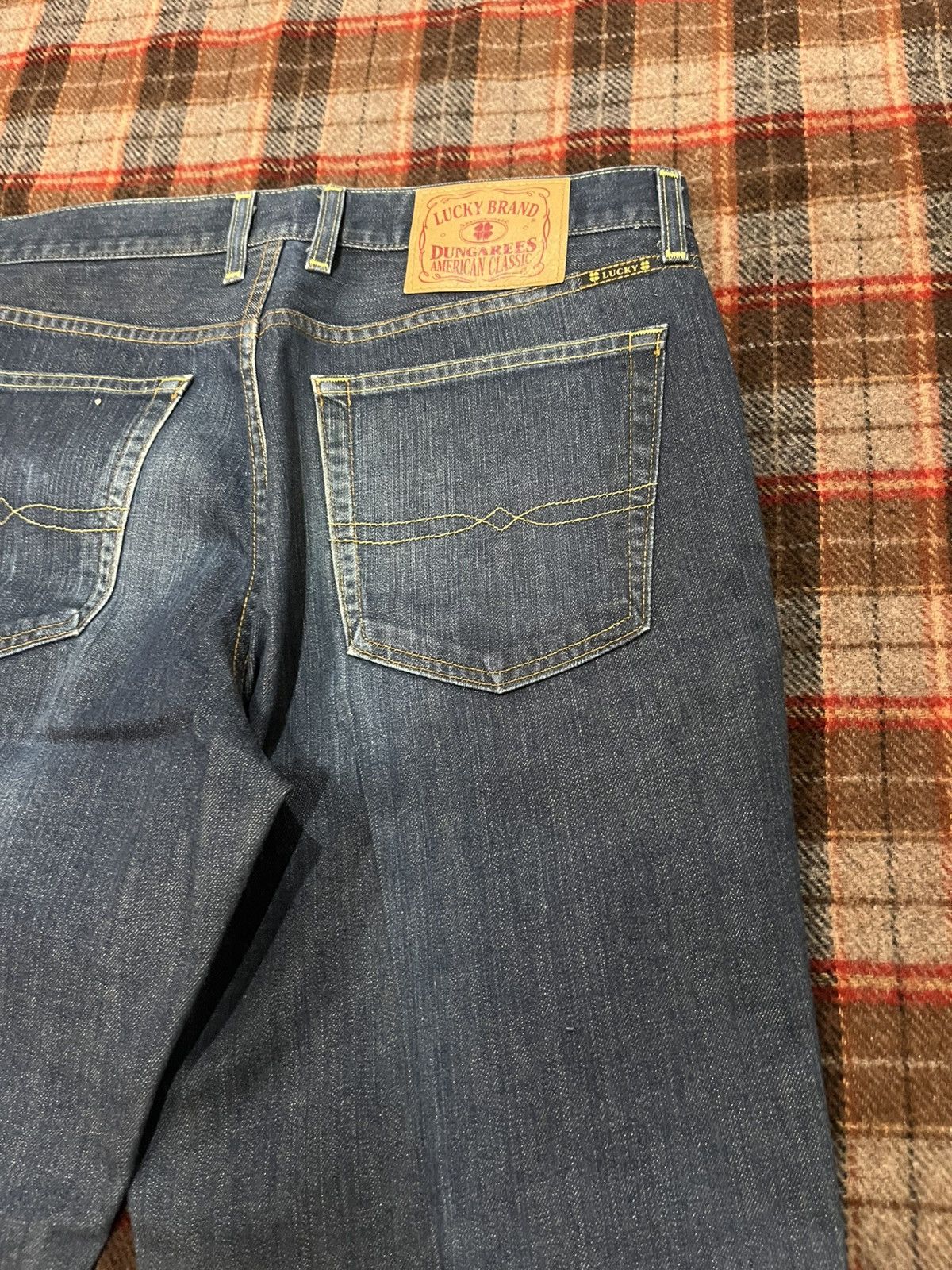 Levi's × Lucky Brand × Vintage Vintage 90’s made in USA lucky brand Starched Jeans Size US 34 / EU 50 - 10 Thumbnail