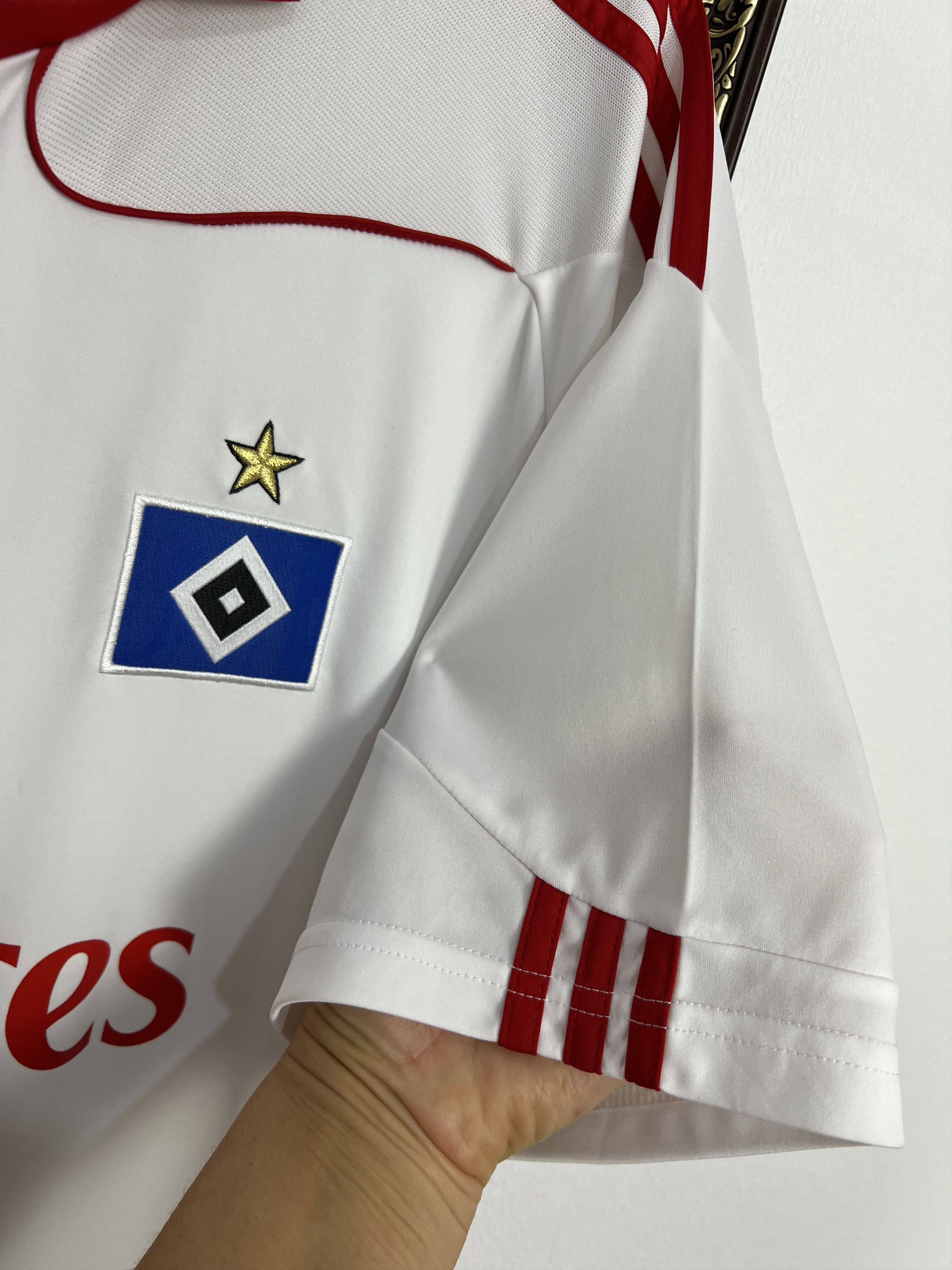 Adidas Hamburg Home football shirt 2010 Soccer Jersey Trikot Rare Size US XL / EU 56 / 4 - 4 Thumbnail