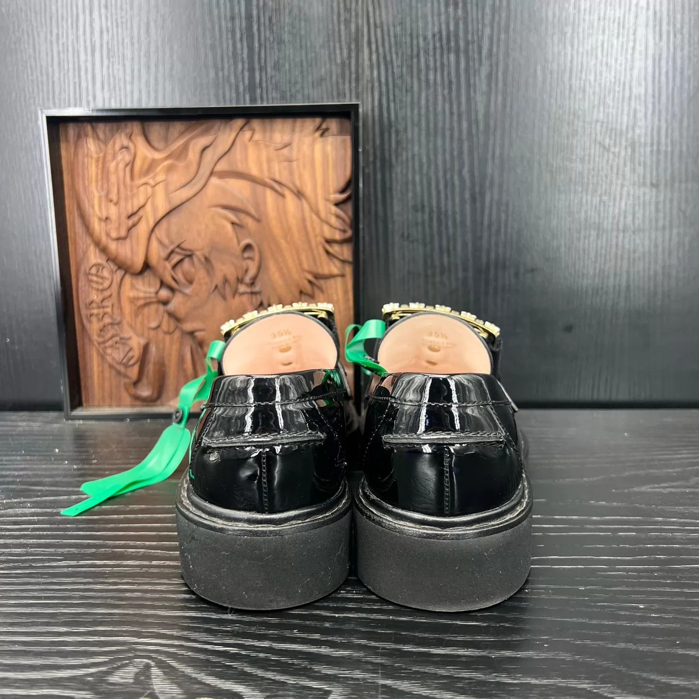 Roger Vivier RV Viv' Rangers Rhinestone Buckle Loafer 35.5 New Size US 5 / IT 35 - 6 Thumbnail