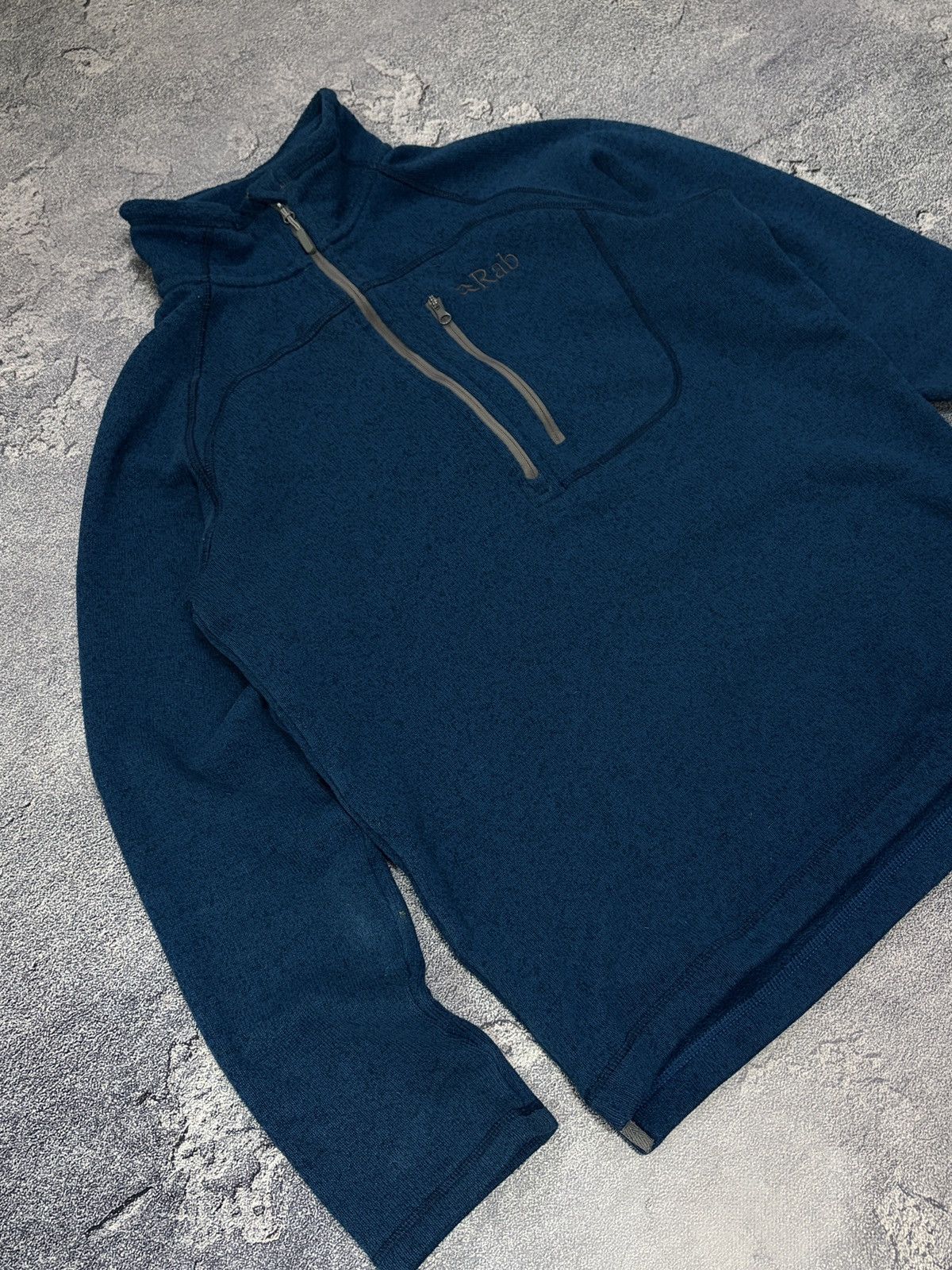 Rab Rab Quest Pull-On Half Zip Fleece Midlayer Blue Men's M Size US M / EU 48-50 / 2 - 6 Thumbnail