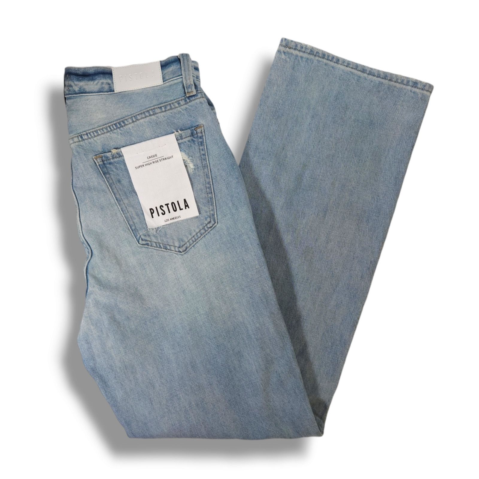 Pistola NWT Pistola Cassie High Waist Straight Leg Jeans Sz. 29x31 Size 29" - 2 Thumbnail