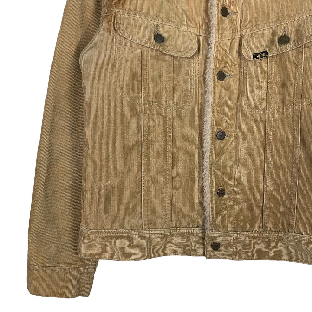 Lee LEE Storm Rider Sanforized Corduroy Sherpa Jacket #0583-C27 Size US L / EU 52-54 / 3 - 3 Thumbnail