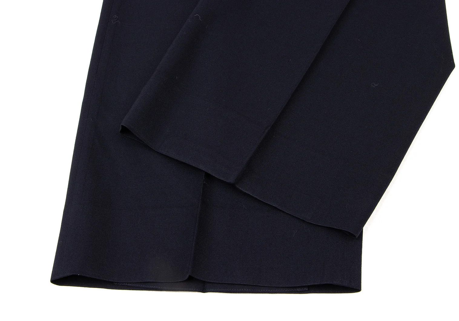 Comme des Garcons Homme Plus Wool Tuck Wide Pants in Navy, Size S Size US 30 / EU 46 - 9 Thumbnail