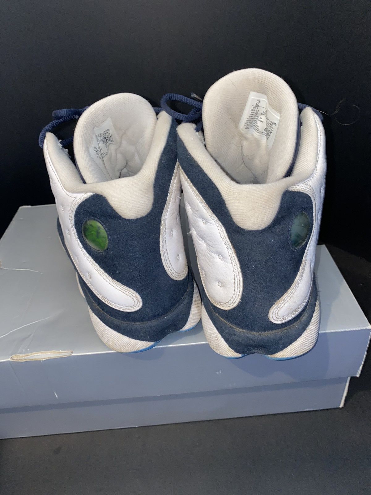 Jordan Brand Air Jordan 13 Retro “Obsidian Navy” UNC Size 10 W Rep Box Size US 10 / EU 43 - 4 Thumbnail
