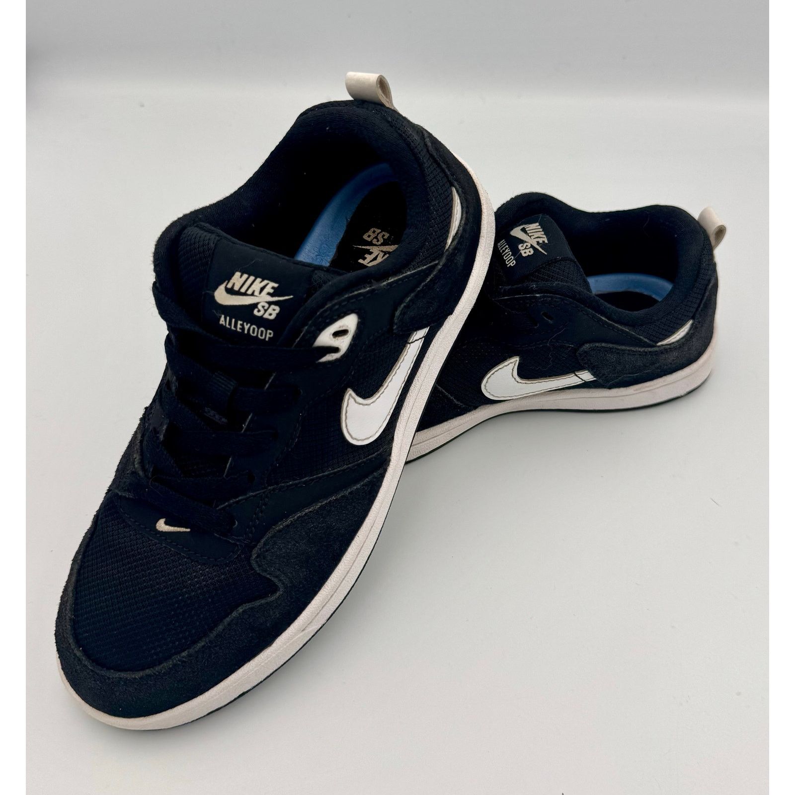Nike NIKE SB ALLEYOOP' BLACK WHITE SIZE 5.5Y GS CJ0883-001 Size US 5.5 / EU 38 - 5 Thumbnail