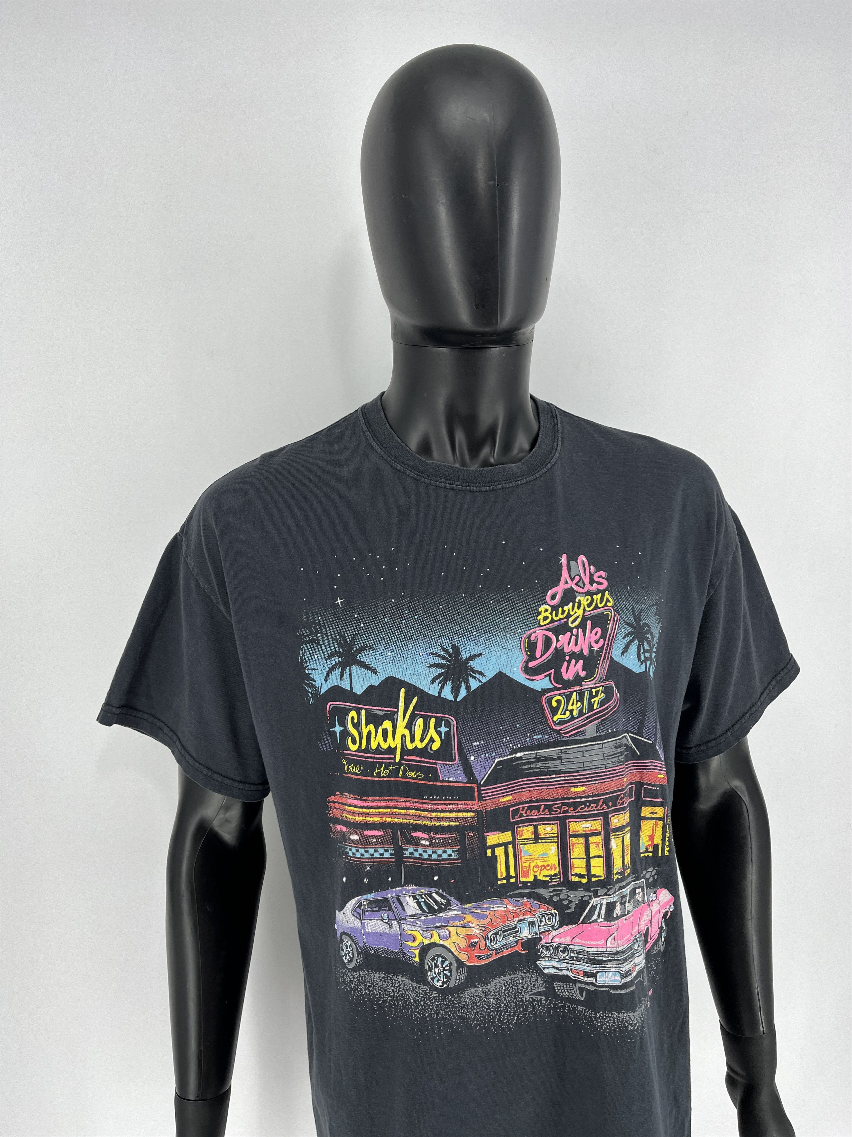 Vintage Vintage 2000 Y2K Black Hot Rod Racing Graphic Tee Fits Large Size US L / EU 52-54 / 3 - 3 Thumbnail