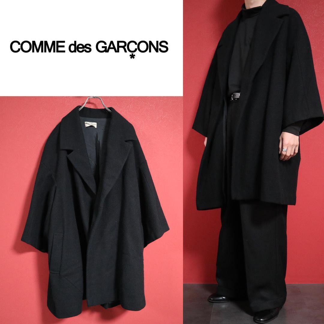 Comme Des Garcons 96aw Oversized Wool Chester Coat Size Free in Black, Men's (Size Xxl)