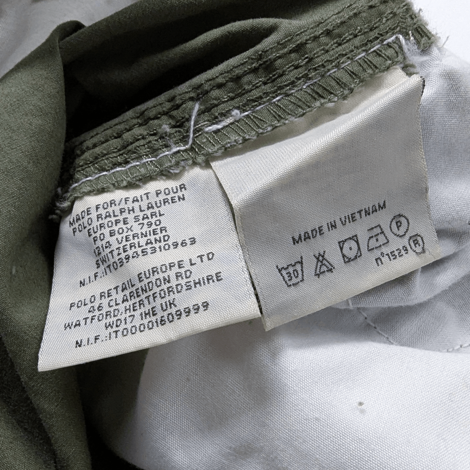 Denim & Supply Ralph Lauren Ralph Laurent Military Multipocket Khaki Green Cargo Pants Size US 34 / EU 50 - 11 Thumbnail