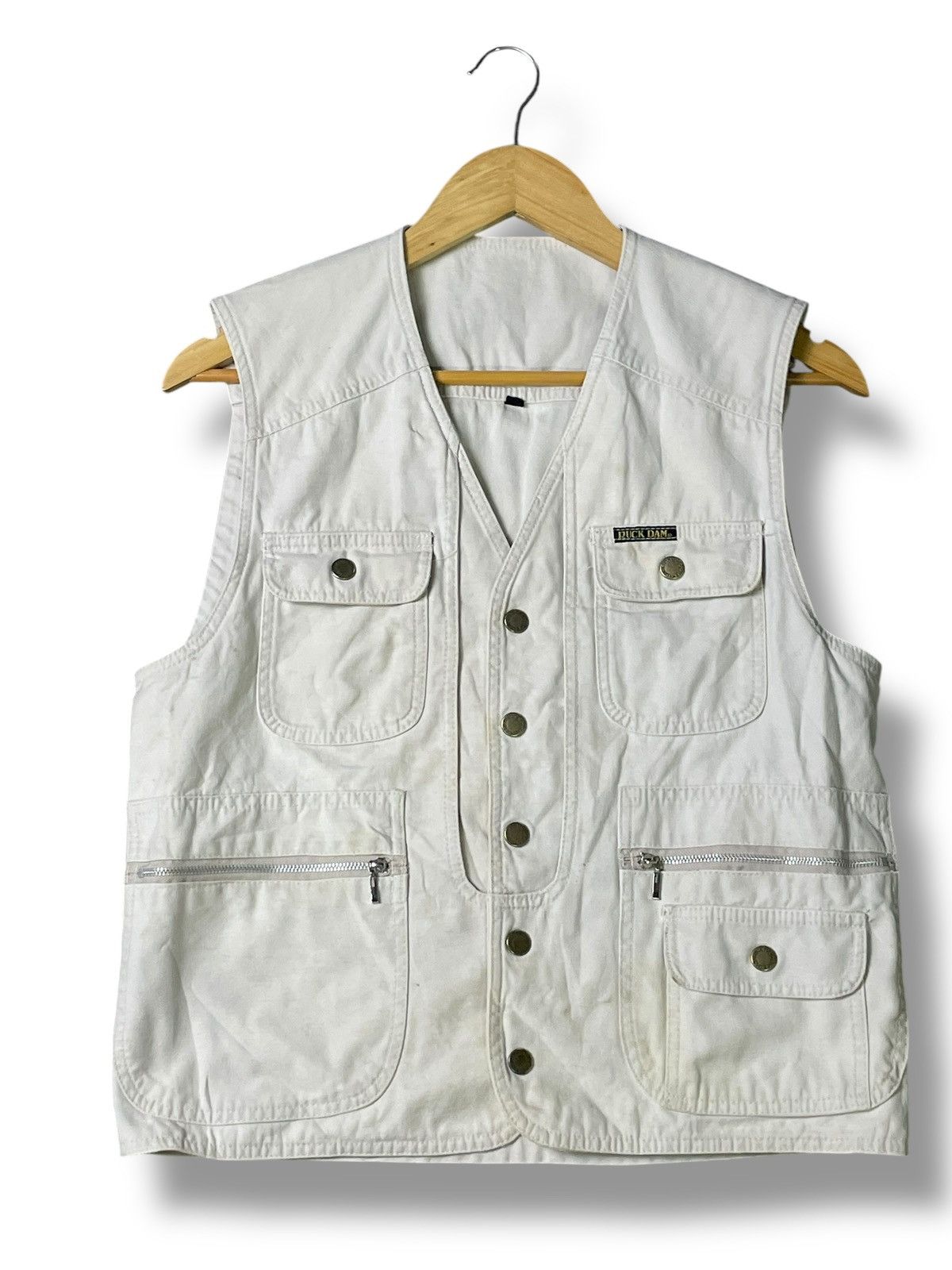 Japanese Brand × Vintage Vintage x Japanese Brand Duck Dam Workwear Vest (35) Size US S / EU 44-46 / 1 - 3 Thumbnail