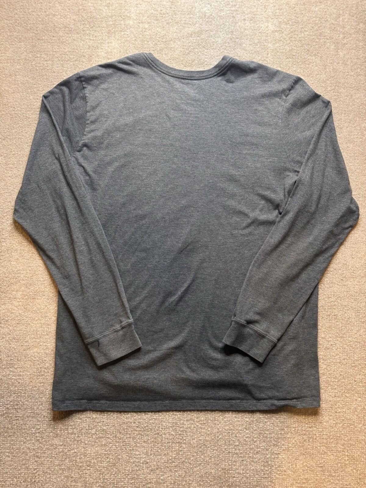 Hurley Hurley Tee Gray Long Sleeve Crew Neck Men's Size Med 763 Size US M / EU 48-50 / 2 - 3 Thumbnail