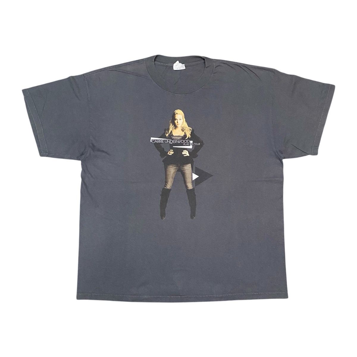 Band Tees × Vintage Vintage y2k Carrie Underwood Play On Tour T Shirt Size US XL / EU 56 / 4 - 1 Thumbnail
