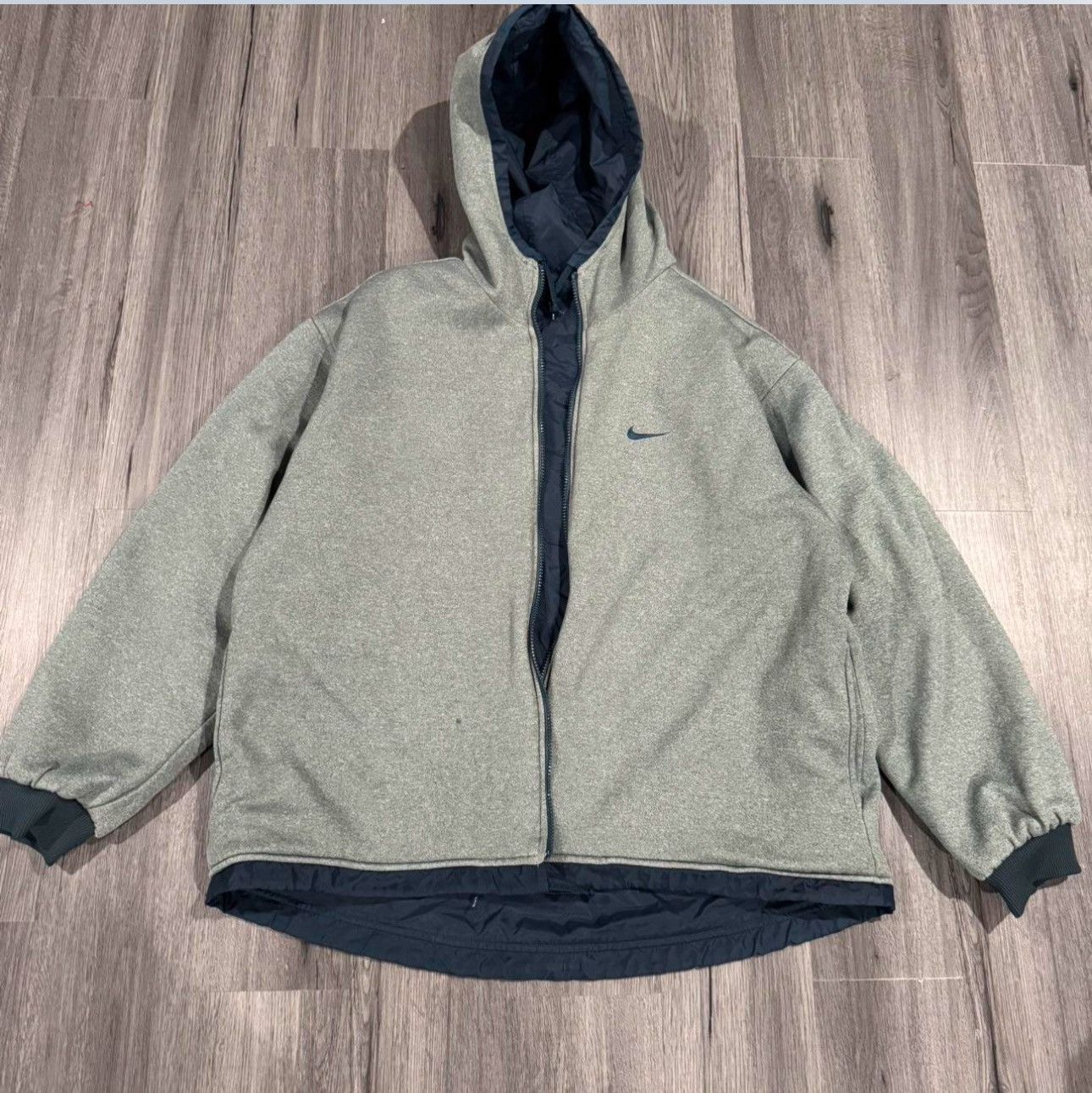 Nike Vintage Nike Reversible Windbreaker and Hoodie Size US L / EU 52-54 / 3 - 4 Thumbnail