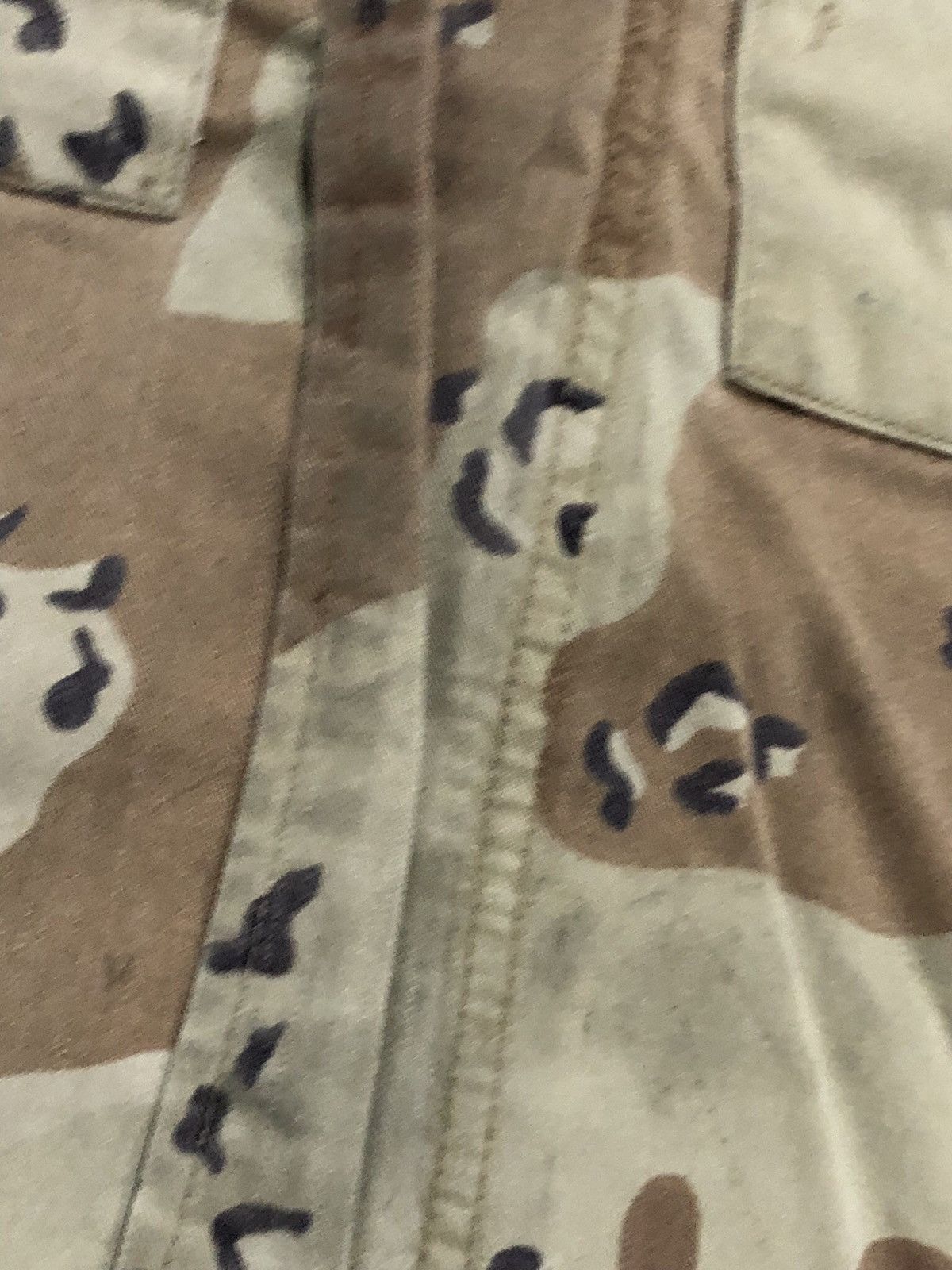 Vintage Y2K Desert Chocolate Chip Camo Chemical Protective Jacket Size US S / EU 44-46 / 1 - 2 Thumbnail