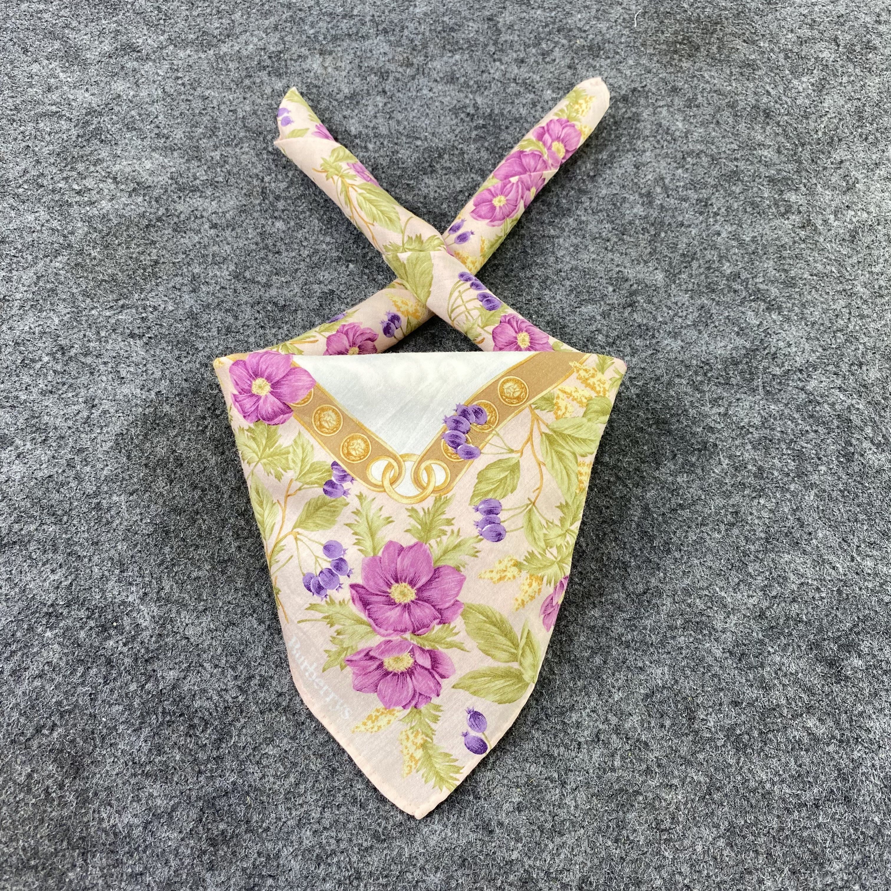 Burberry Burberry Handkerchief / Bandana / Neckerchief-B879 Size ONE SIZE - 2 Thumbnail
