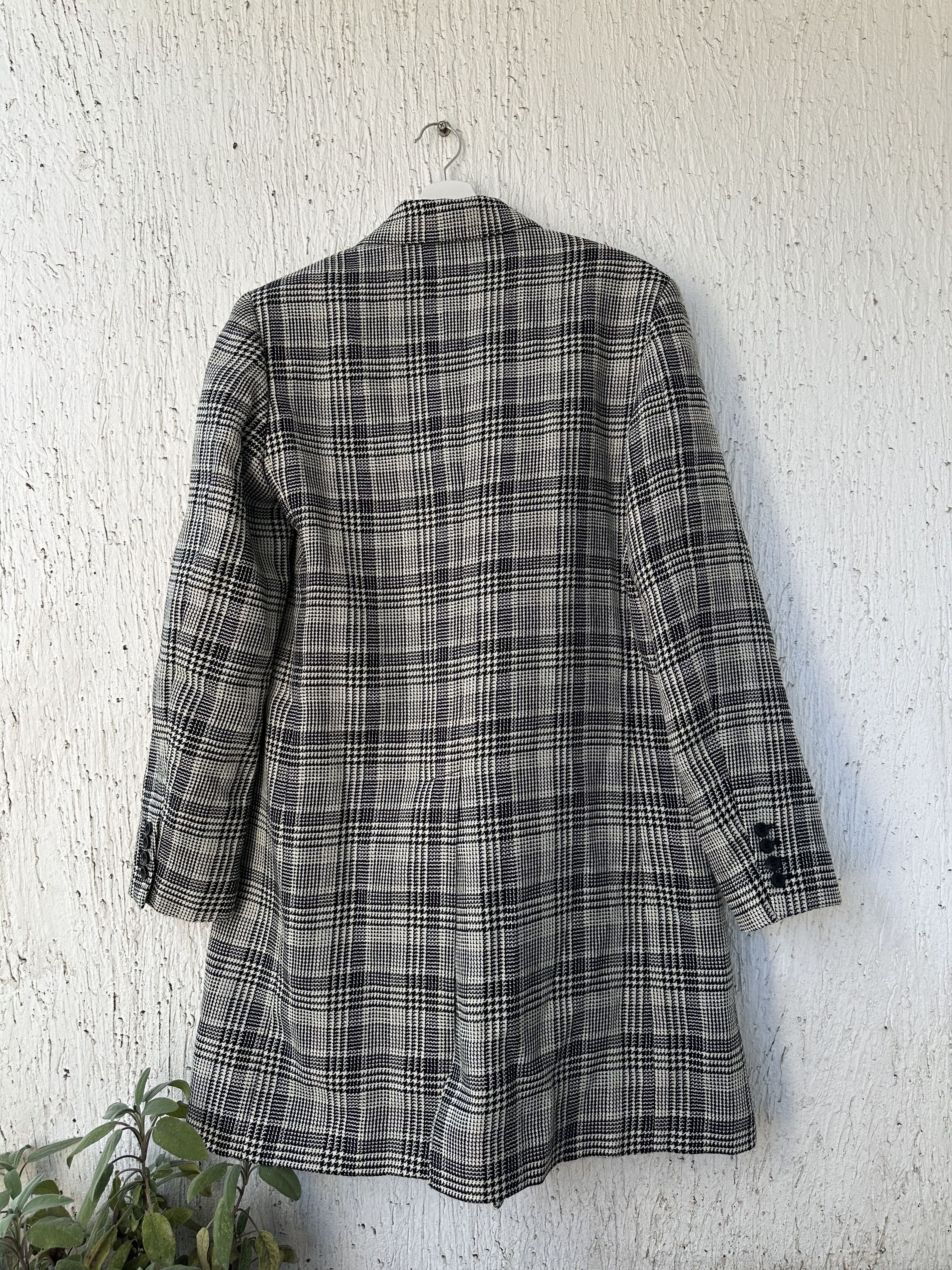 Dirk Bikkembergs BNWOT FW17 runway plaid coat Size US M / EU 48-50 / 2 - 5 Thumbnail