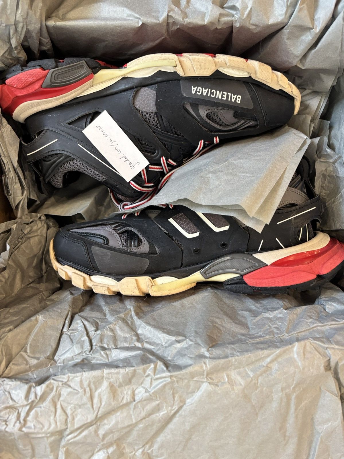 Balenciaga Balenciaga Track Runner Blk/Grey Size US 10 / EU 43 - 7 Thumbnail